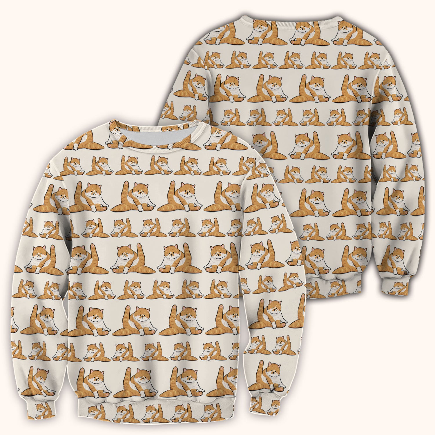Personalized Cute Cat Nurse Scrub Top, Custom Cat Photo Pattern Medical Shirt For Pet Lover, Breathable Fabrics Nursing Uniform