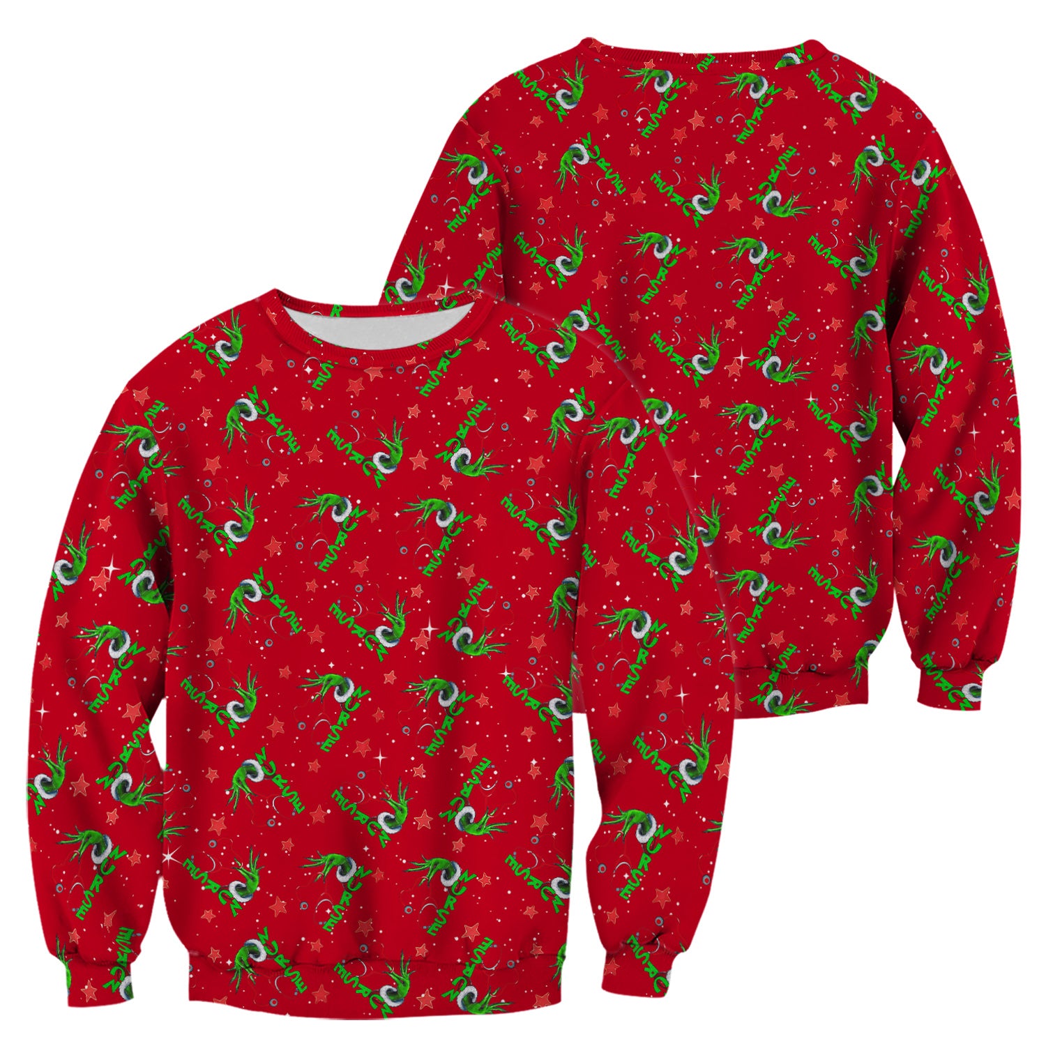 Grinch Nurse Scrub Top - Festive Holiday Uniform for Women - RN LPN CNA Nursing Gift