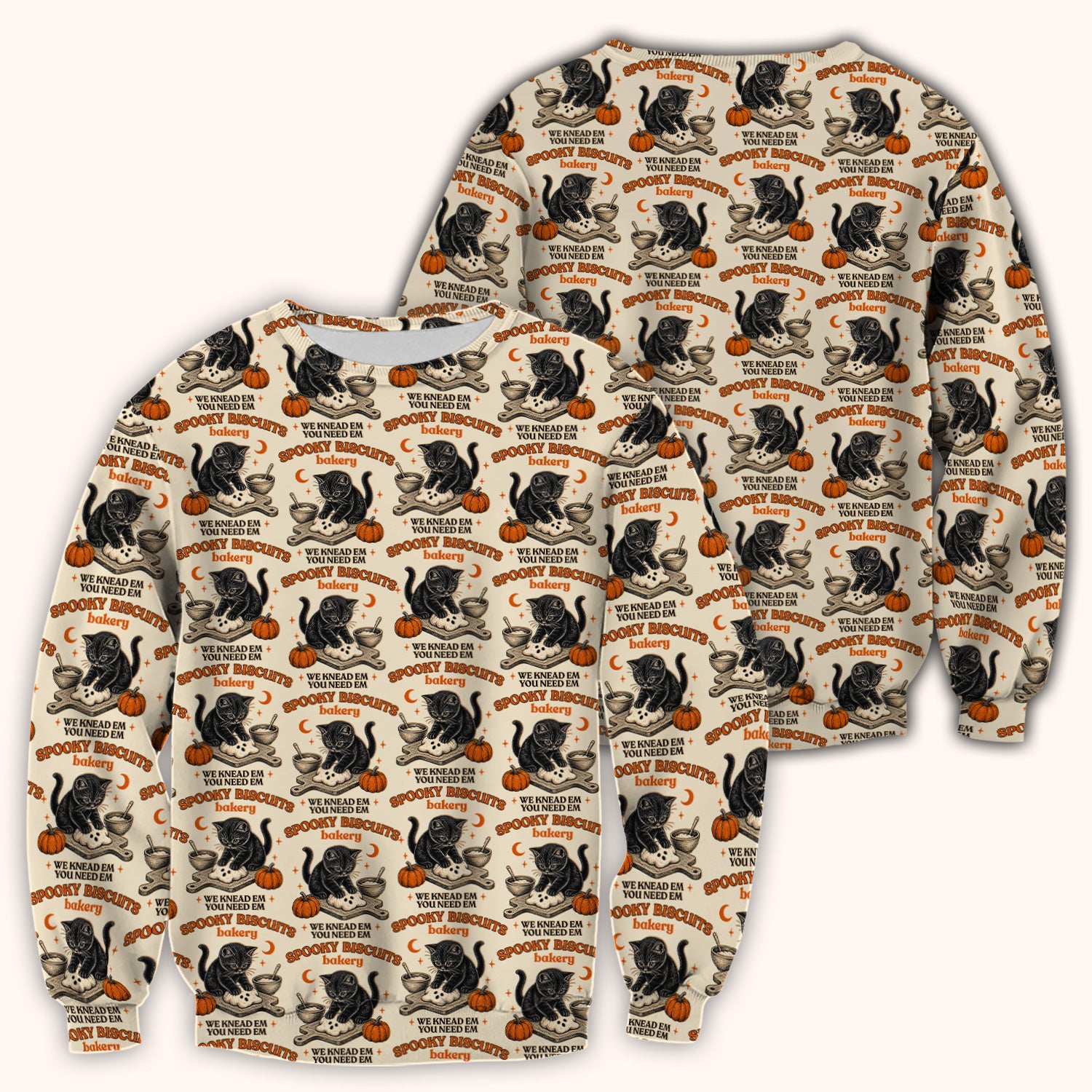 Funny Halloween Black Cat Scrub Top, Comfortable Scrubs for Nurses