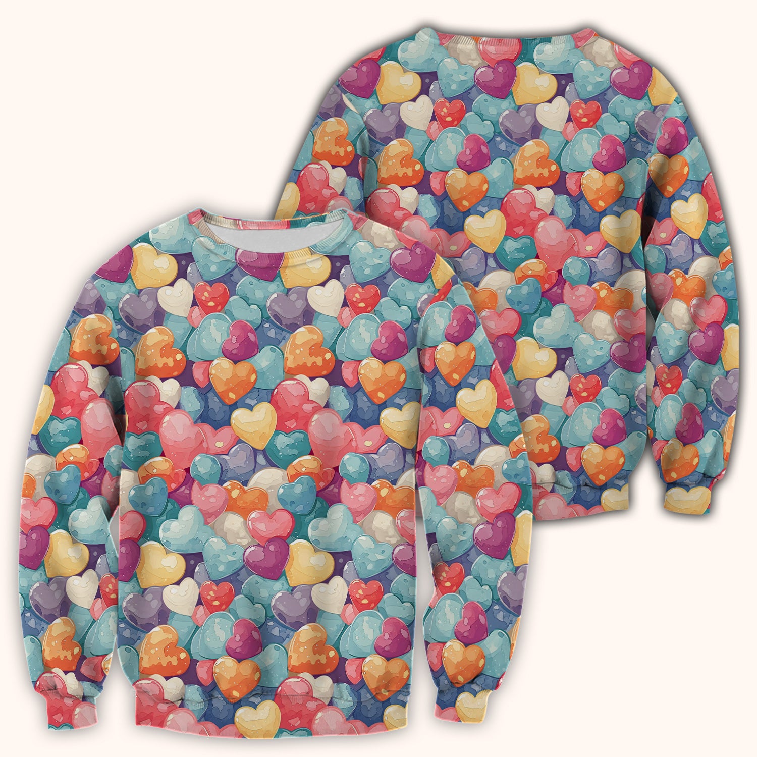 Sweet Valentine Heart Pediatric Pattern Scrub Top, Comfortable Scrubs for Nurses