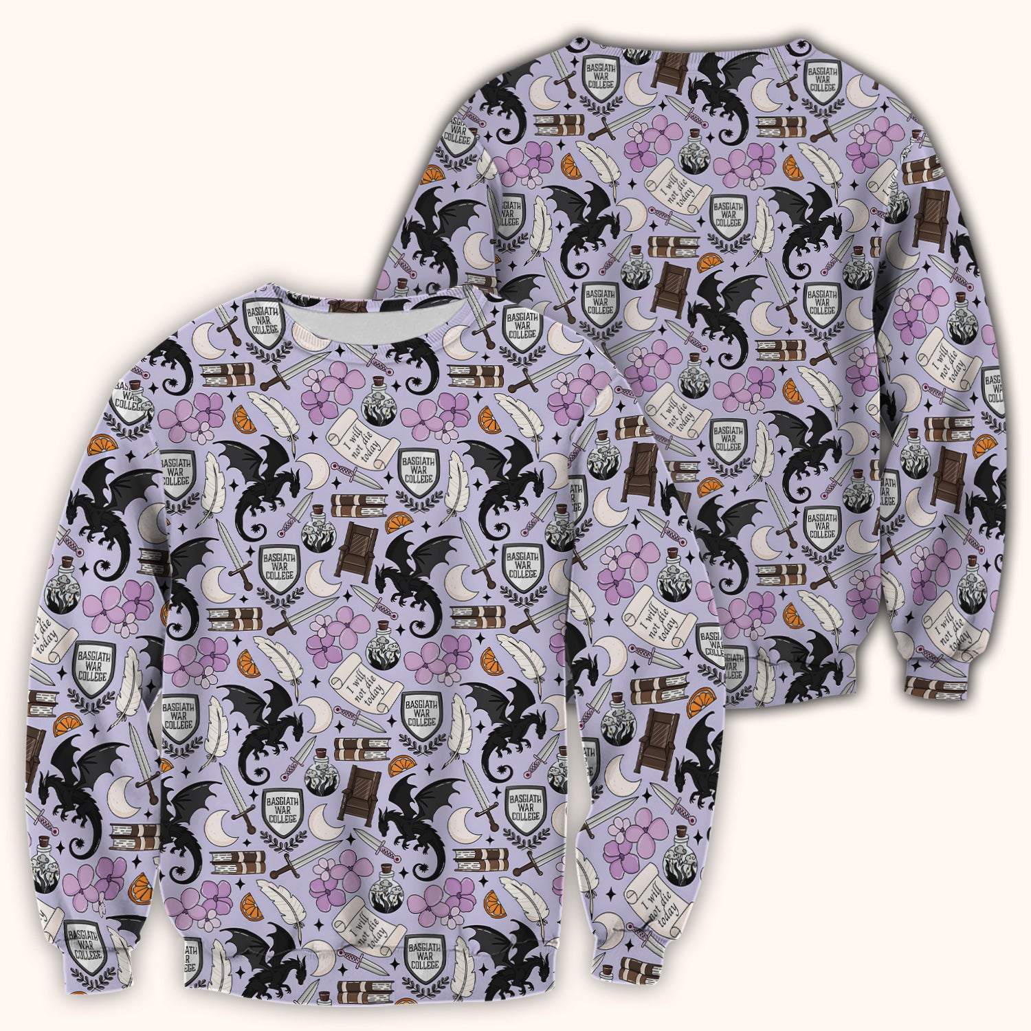 Spooky Gothic Fantasy Dragon Pattern Scrub Top, Comfortable Scrubs for Nurses