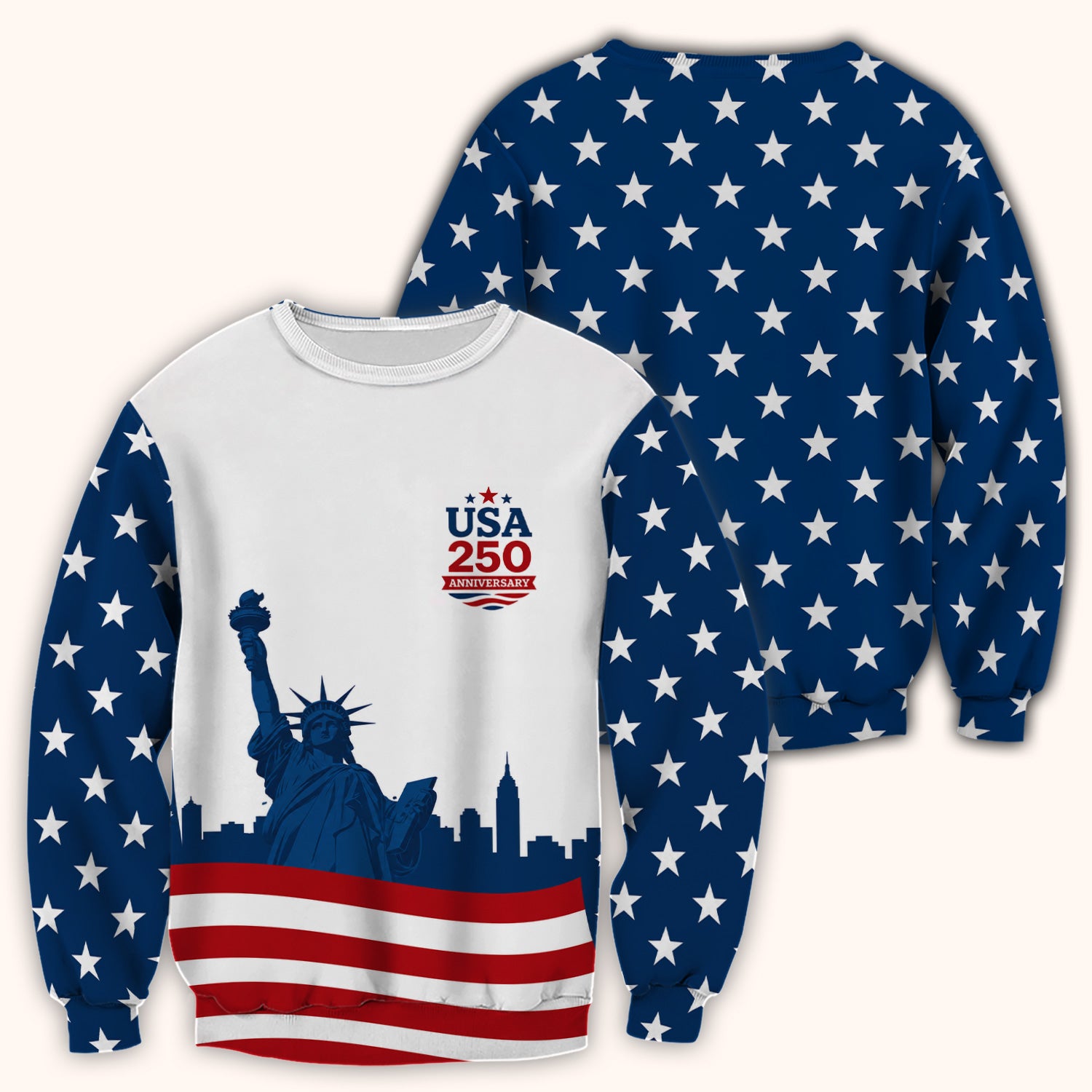 USA 250 Anniversary Patriotic Nurse Scrub Top for RN, CNA, Healthcare Workers Scrub Top, Comfortable Scrubs for Nurses