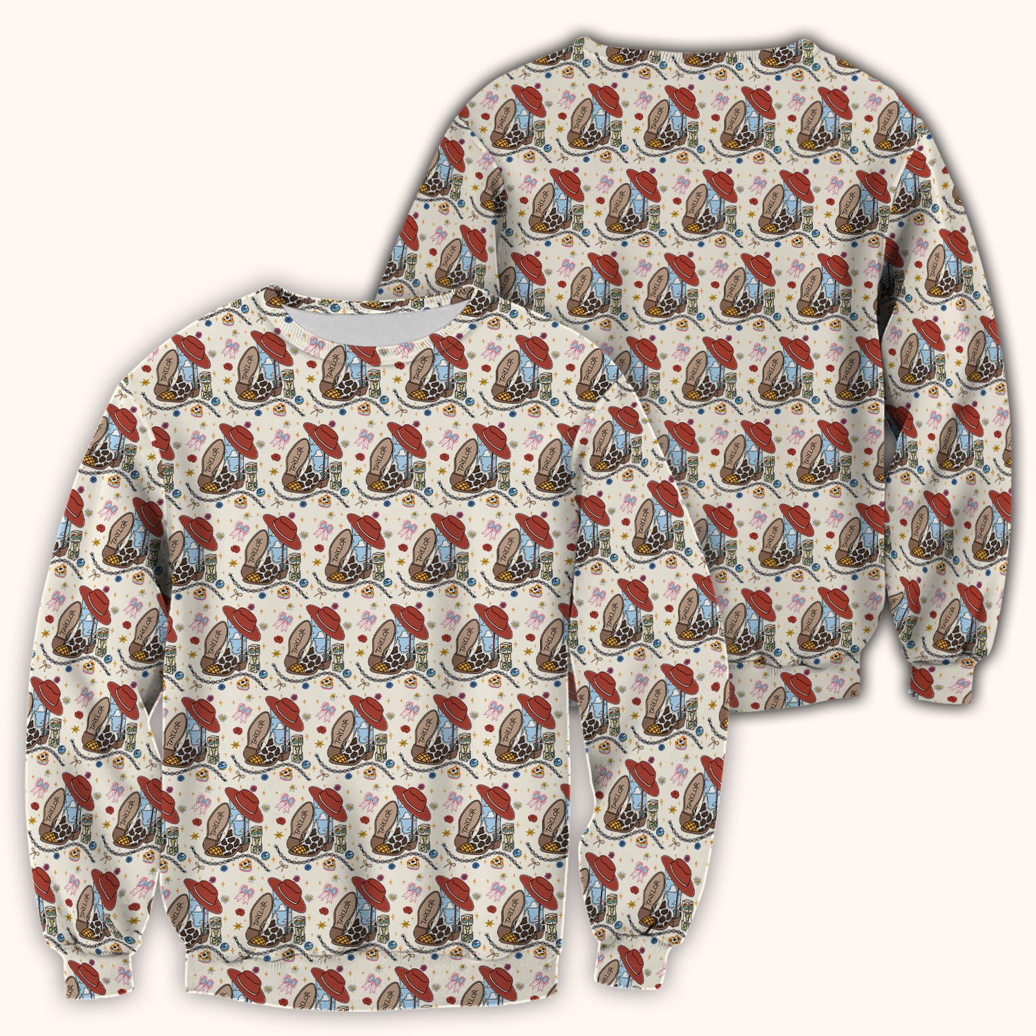 Western Cowgirl Country Medical Pattern Scrub Top, Comfortable Scrubs for Nurses