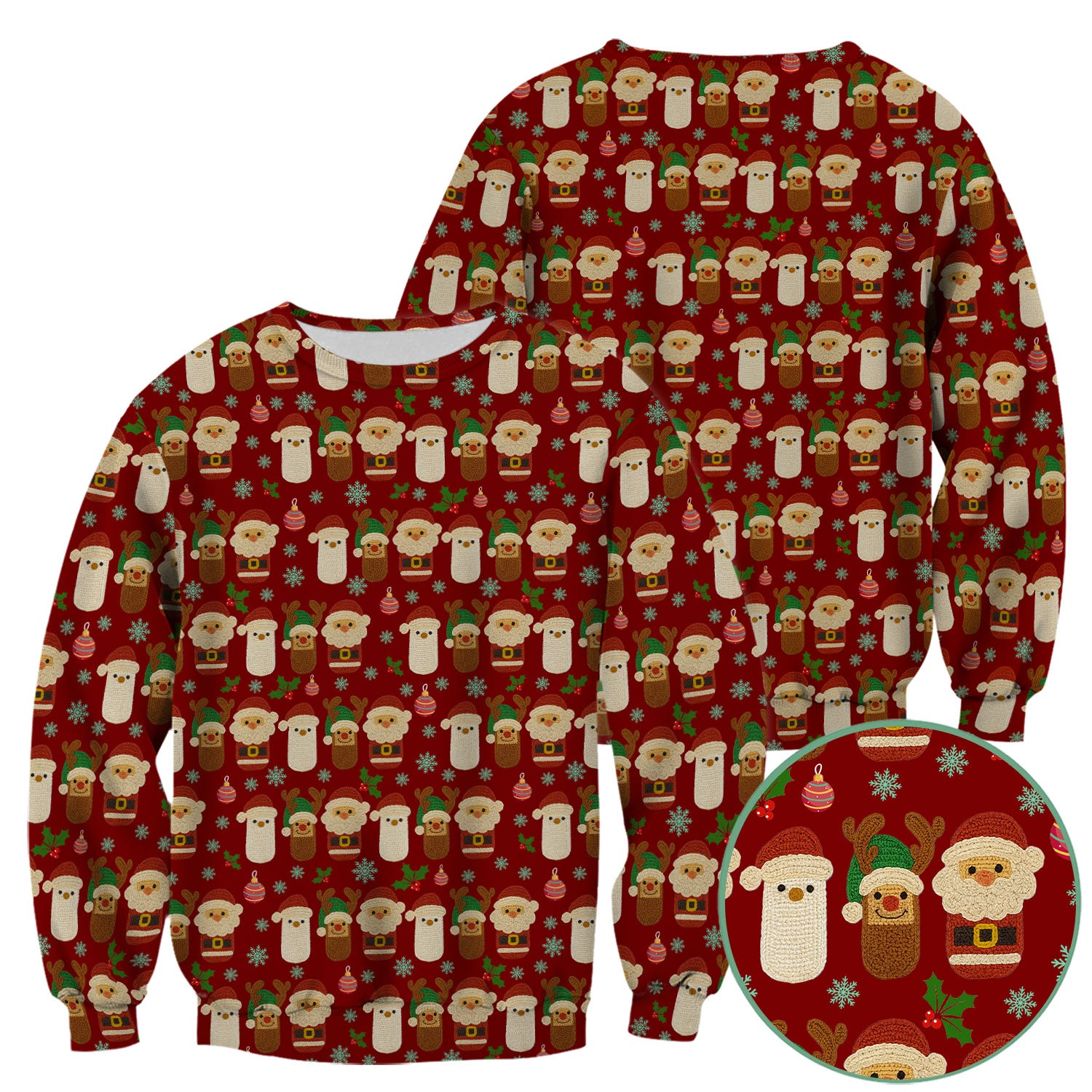 Christmas Santa Reindeer Snowman Scrub Top - Holiday Chill Pill Nurse Shirt - Funny Medical Uniform for Women