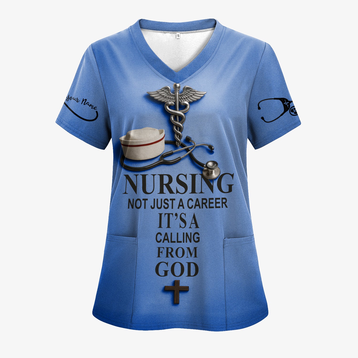 Christian Nurse Shirt - Nursing Is a Calling from God - Available in Multiple Colors - Gift for Women RN CNA LPN