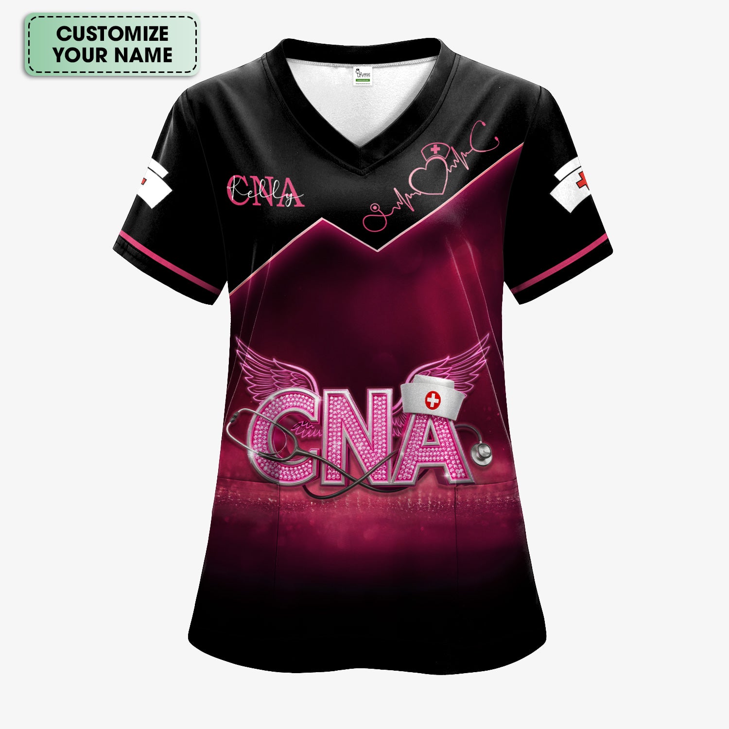 Custom CNA Nurse Shirt - Inspirational Quote I Can't Promise to Fix All Problems - Healthcare Workers & Nursing Staff Gift