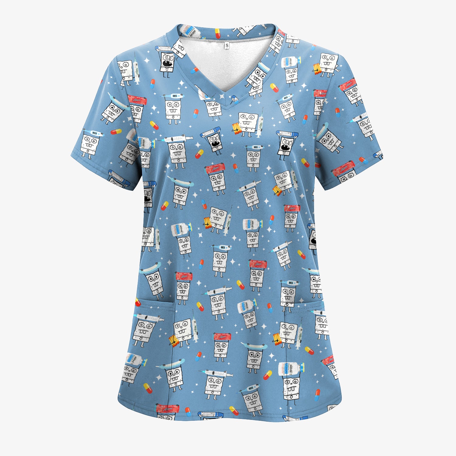 Funny Pharmacist Cartoon T-Shirt - Funny Pharmacist Cartoon Design - Gift for RN LPN Healthcare Workers