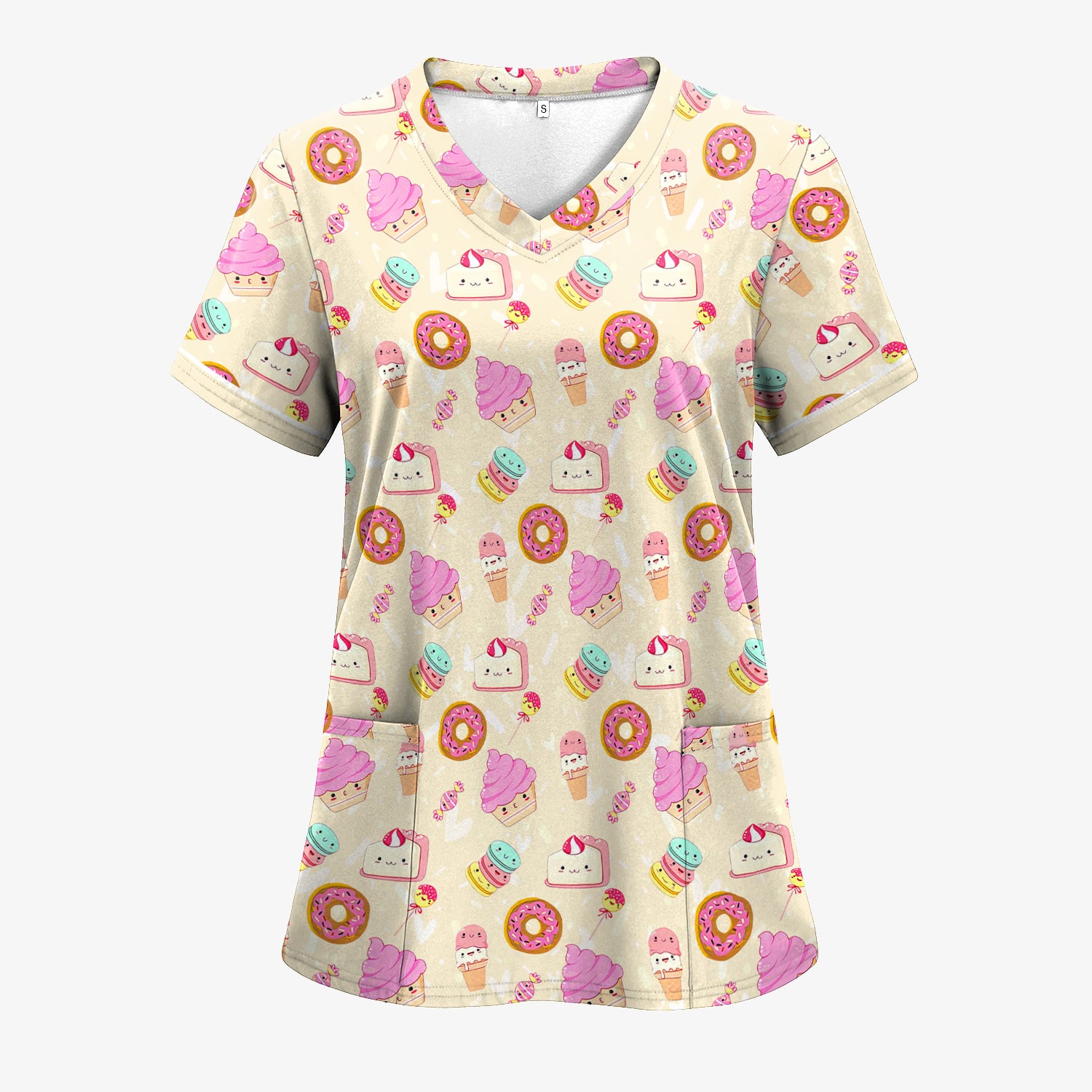 Personalized Ice Cream & Donut Shirt  - Sweet Graphic Tee for Nurses - Gift for RN LPN Healthcare Workers