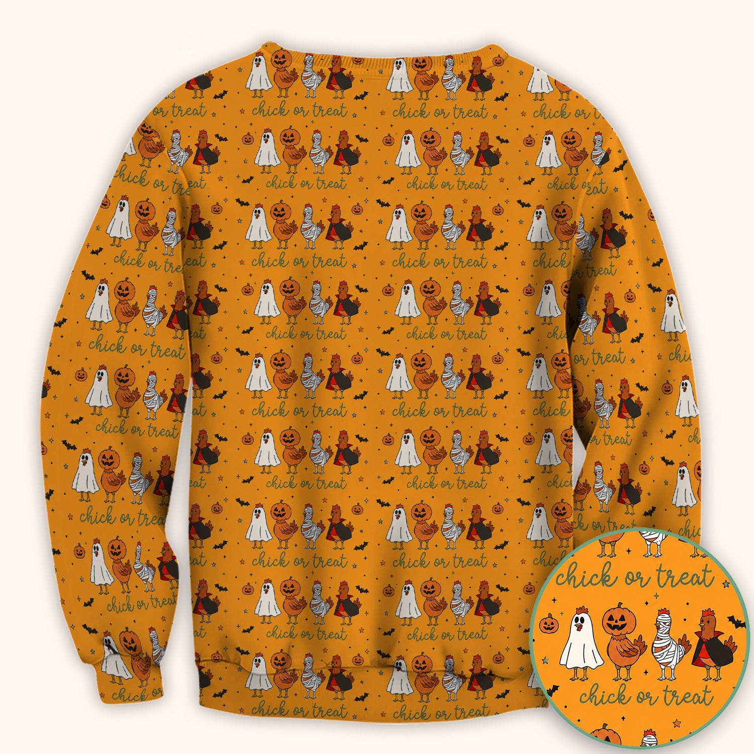 Funny Chick Or Treat Season Scrub Top, Comfortable Scrubs for Nurses