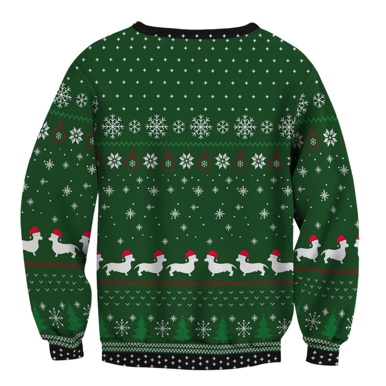 Dachshund Christmas Scrub Top - Funny Sausage Dog Nurse Shirt - Cute Holiday Scrubs for Women RN LPN CNA Gift