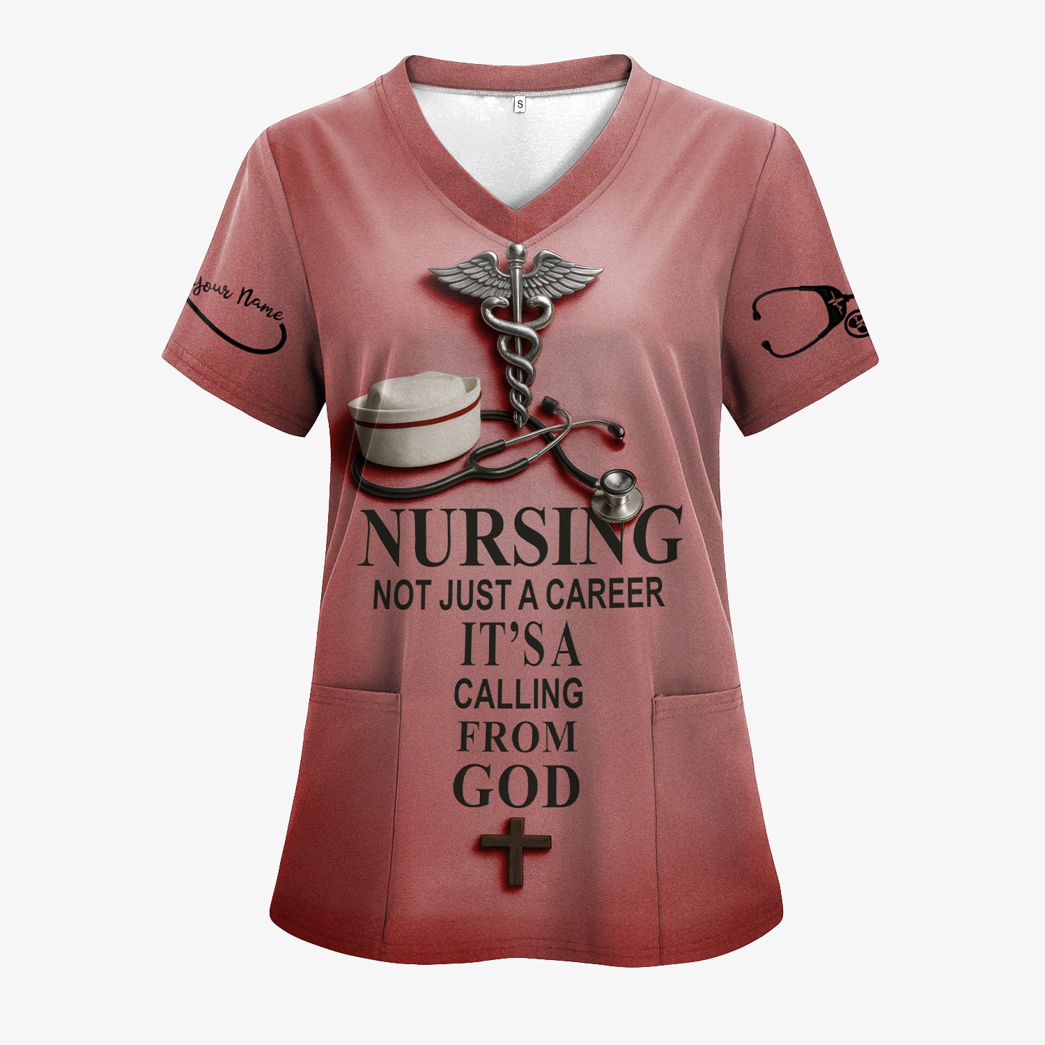 Christian Nurse Shirt - Nursing Is a Calling from God - Available in Multiple Colors - Gift for Women RN CNA LPN