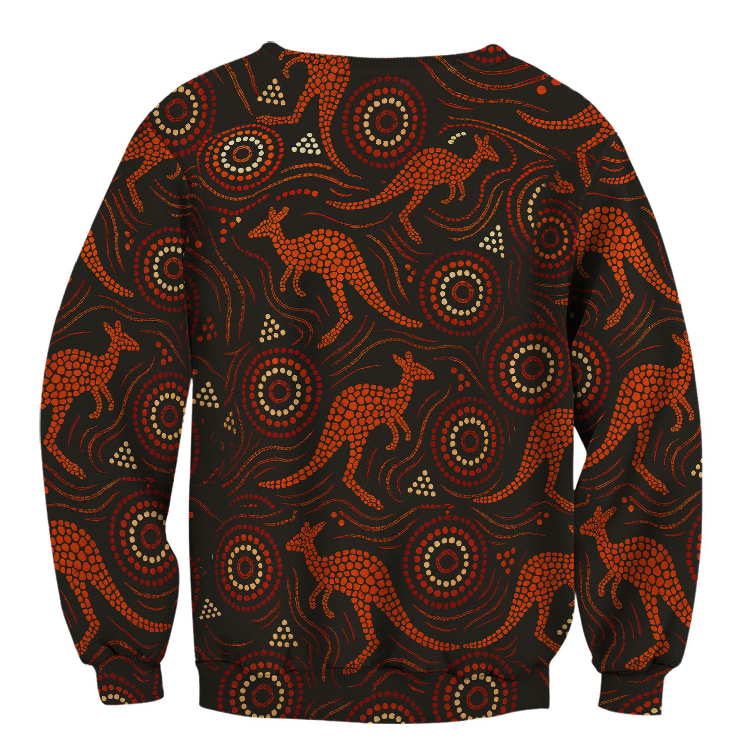 Australian Indigenous Medical Pattern Shirt, Aboriginal Dot Art Kangaroo Nurse Scrub Top,  Breathable Fabrics Nursing Uniform