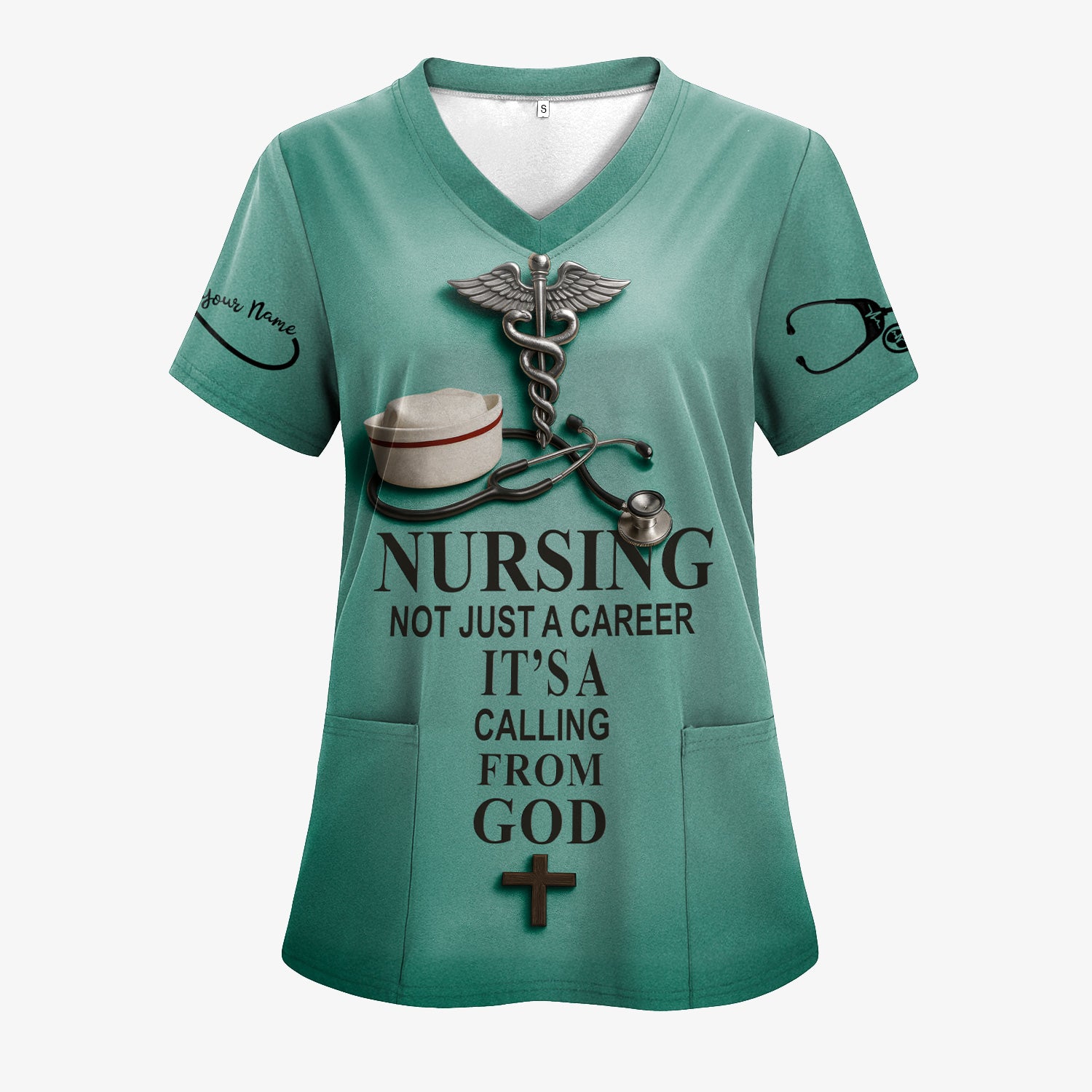 Christian Nurse Shirt - Nursing Is a Calling from God - Available in Multiple Colors - Gift for Women RN CNA LPN