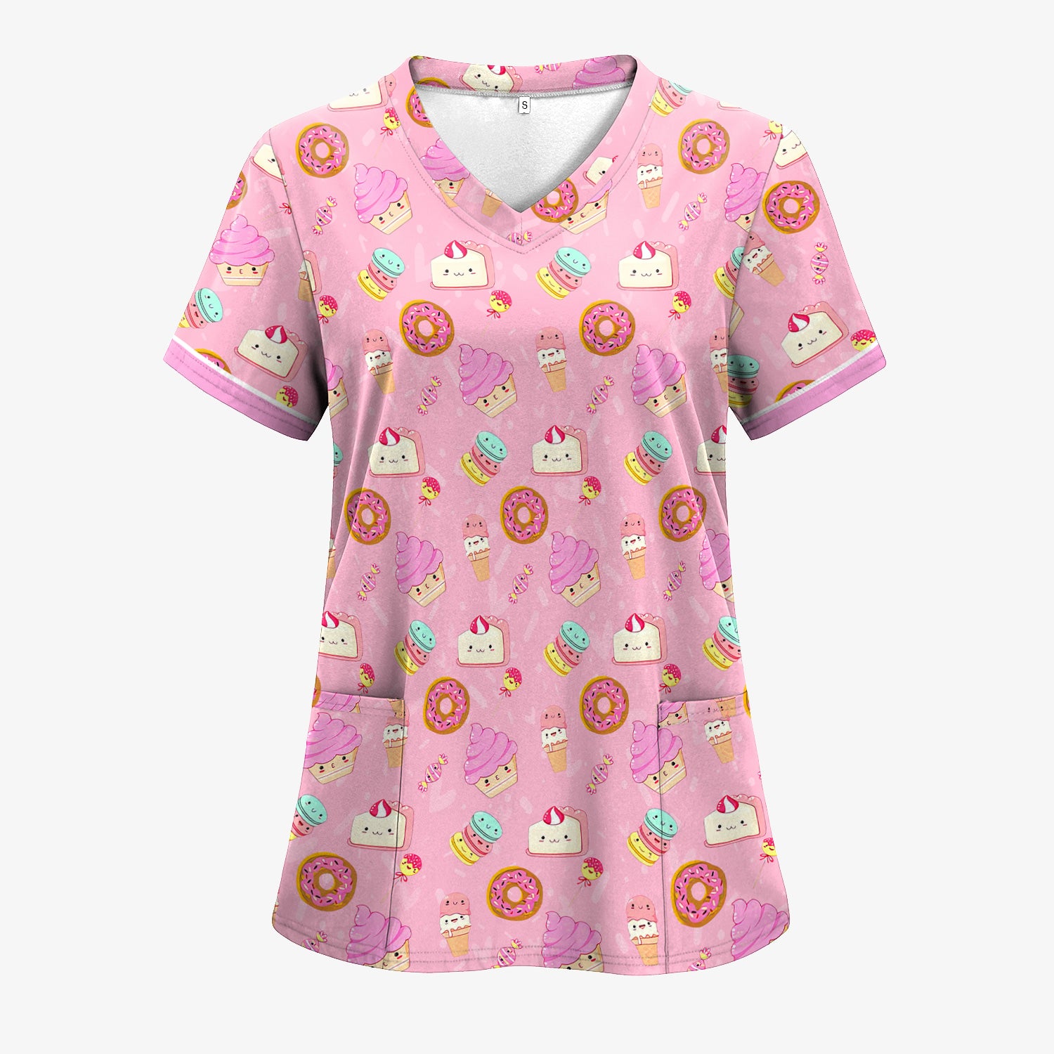 Personalized Ice Cream & Donut Shirt  - Sweet Graphic Tee for Nurses - Gift for RN LPN Healthcare Workers