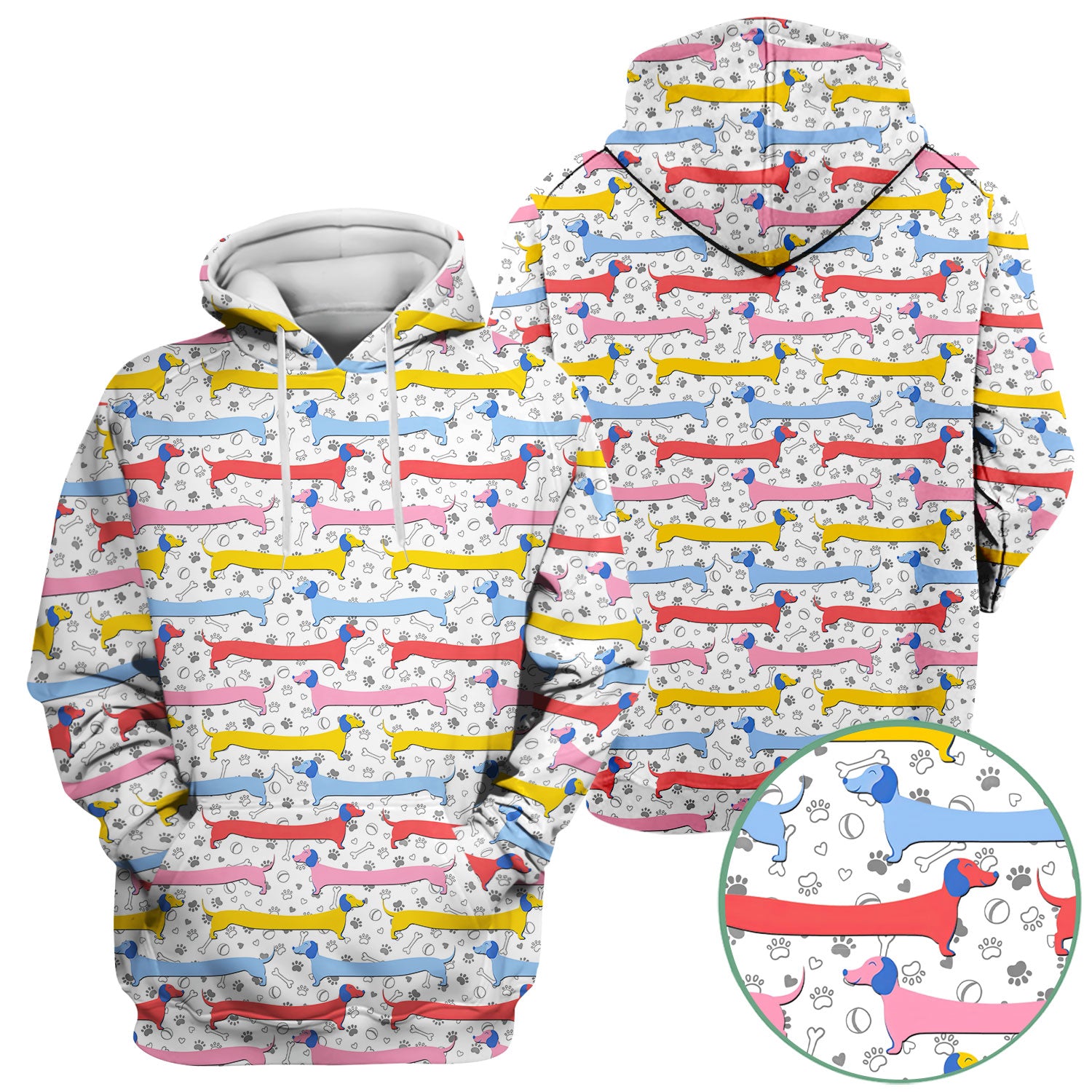Funny Wiener Dog Scrub Shirt for Women - Dachshund Nurse Top - Cute Sausage Dog Medical Shirt