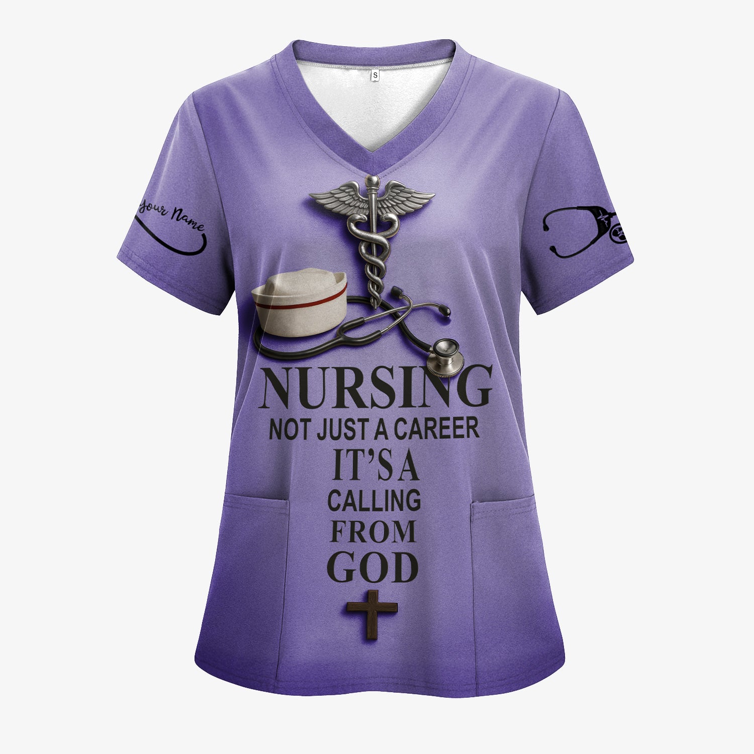 Christian Nurse Shirt - Nursing Is a Calling from God - Available in Multiple Colors - Gift for Women RN CNA LPN