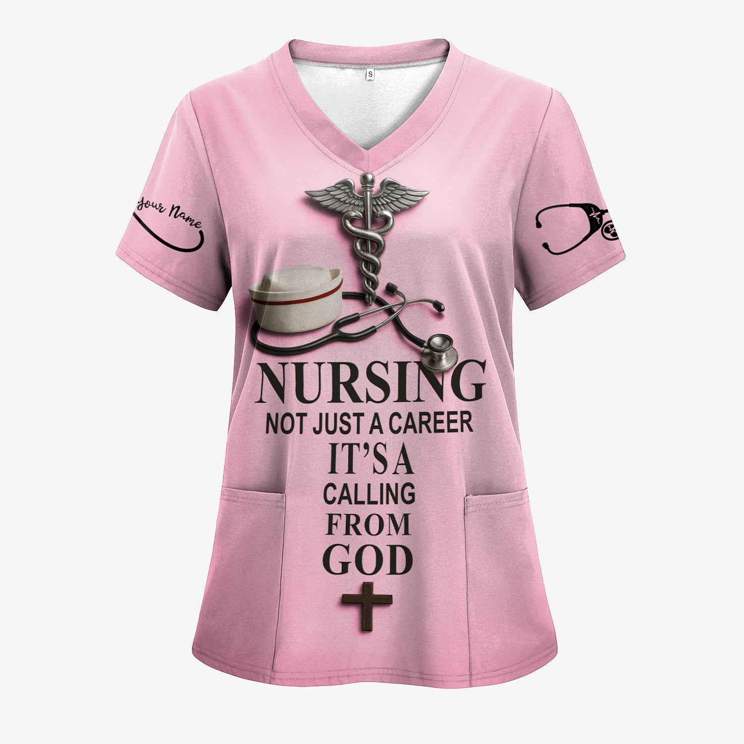 Christian Nurse Shirt - Nursing Is a Calling from God - Available in Multiple Colors - Gift for Women RN CNA LPN