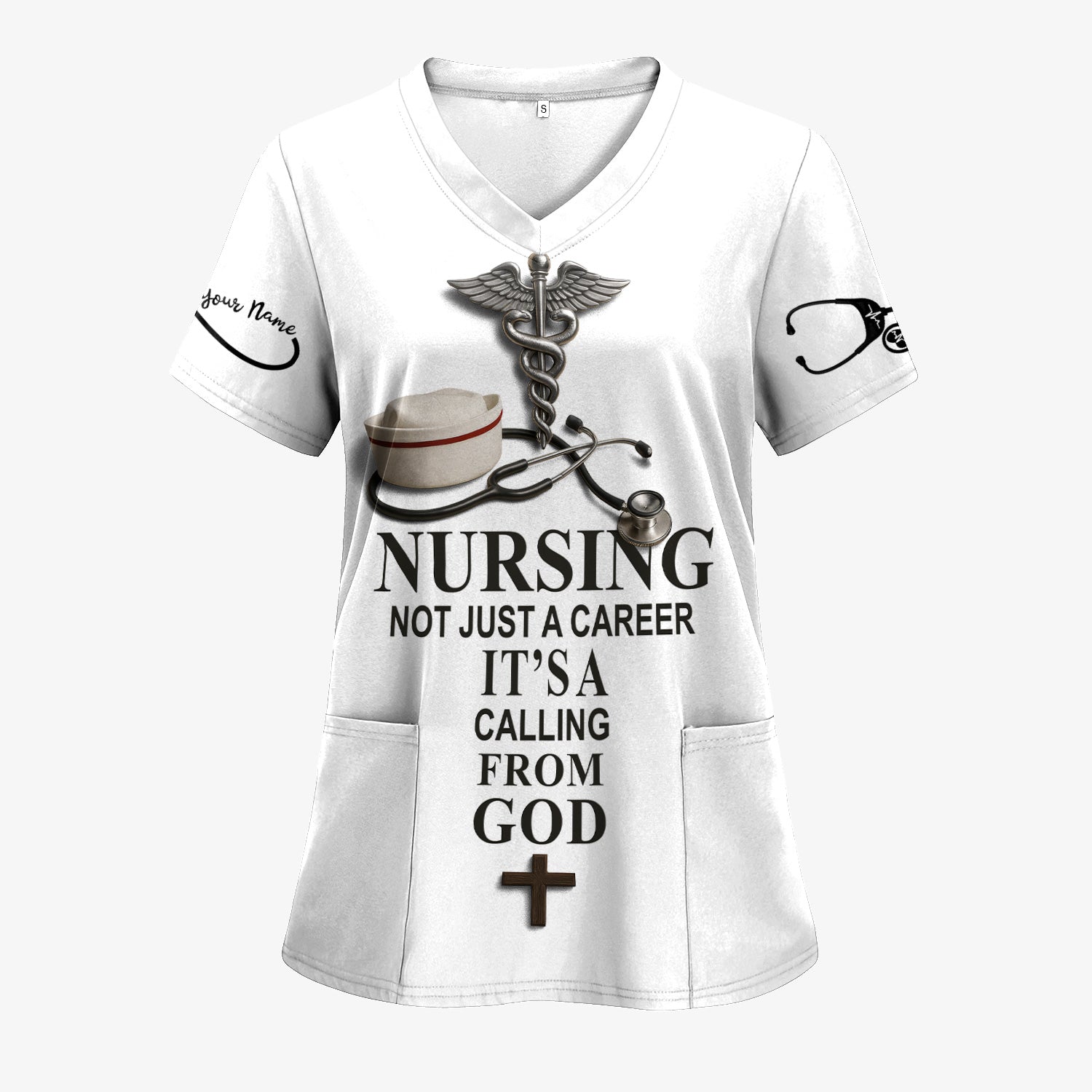 Christian Nurse Shirt - Nursing Is a Calling from God - Available in Multiple Colors - Gift for Women RN CNA LPN