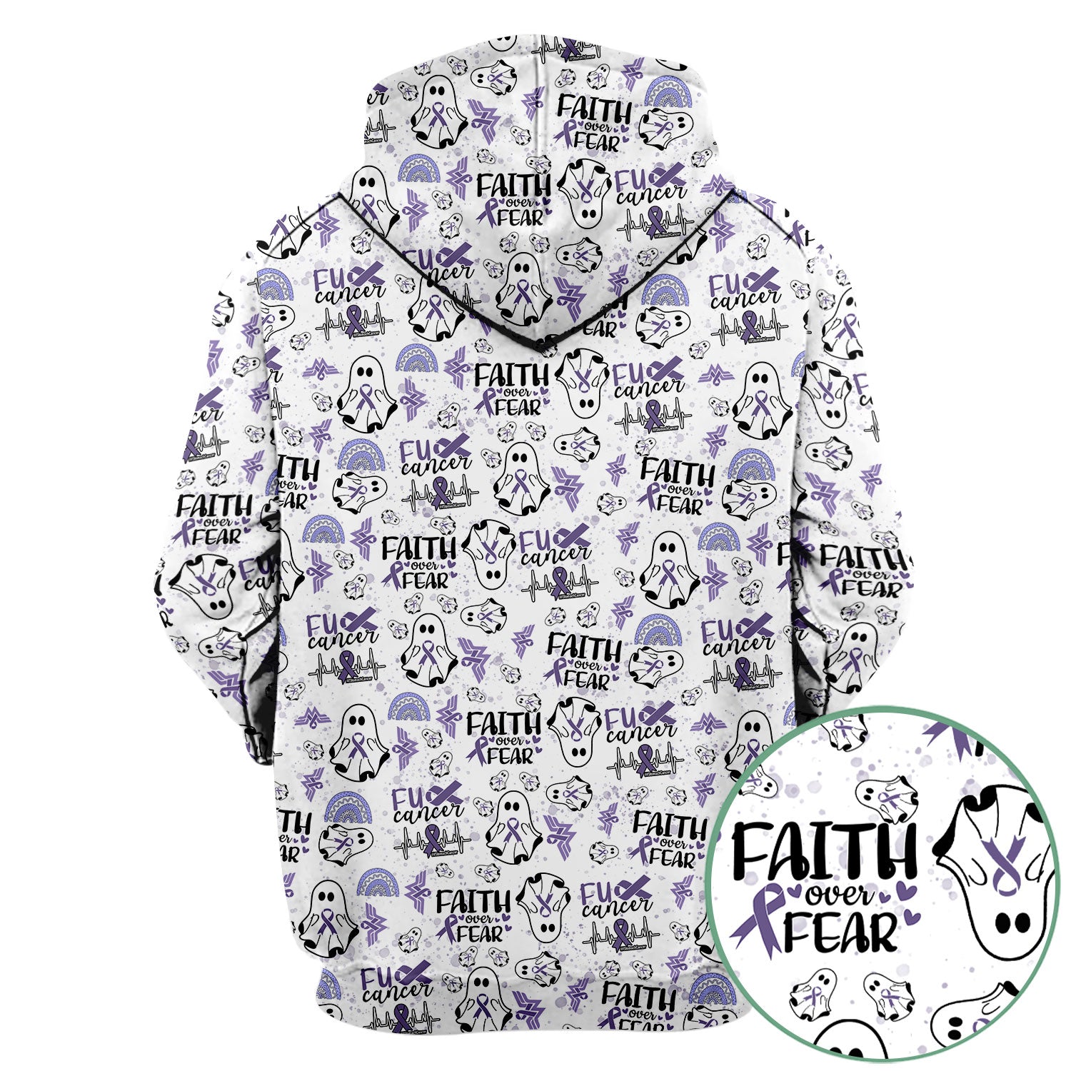 Stomach Cancer Awareness Scrub Top - Periwinkle Blue Ribbon Survivor Shirt - November Warrior Medical Uniform Gift for Women