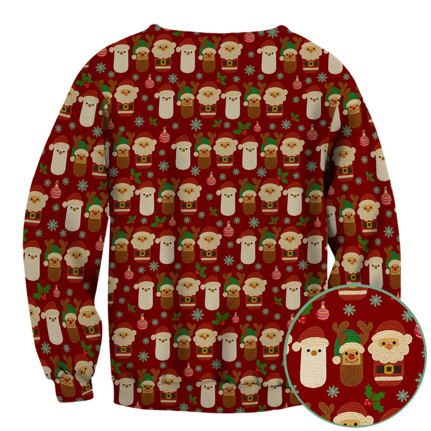 Christmas Santa Reindeer Snowman Scrub Top - Holiday Chill Pill Nurse Shirt - Funny Medical Uniform for Women