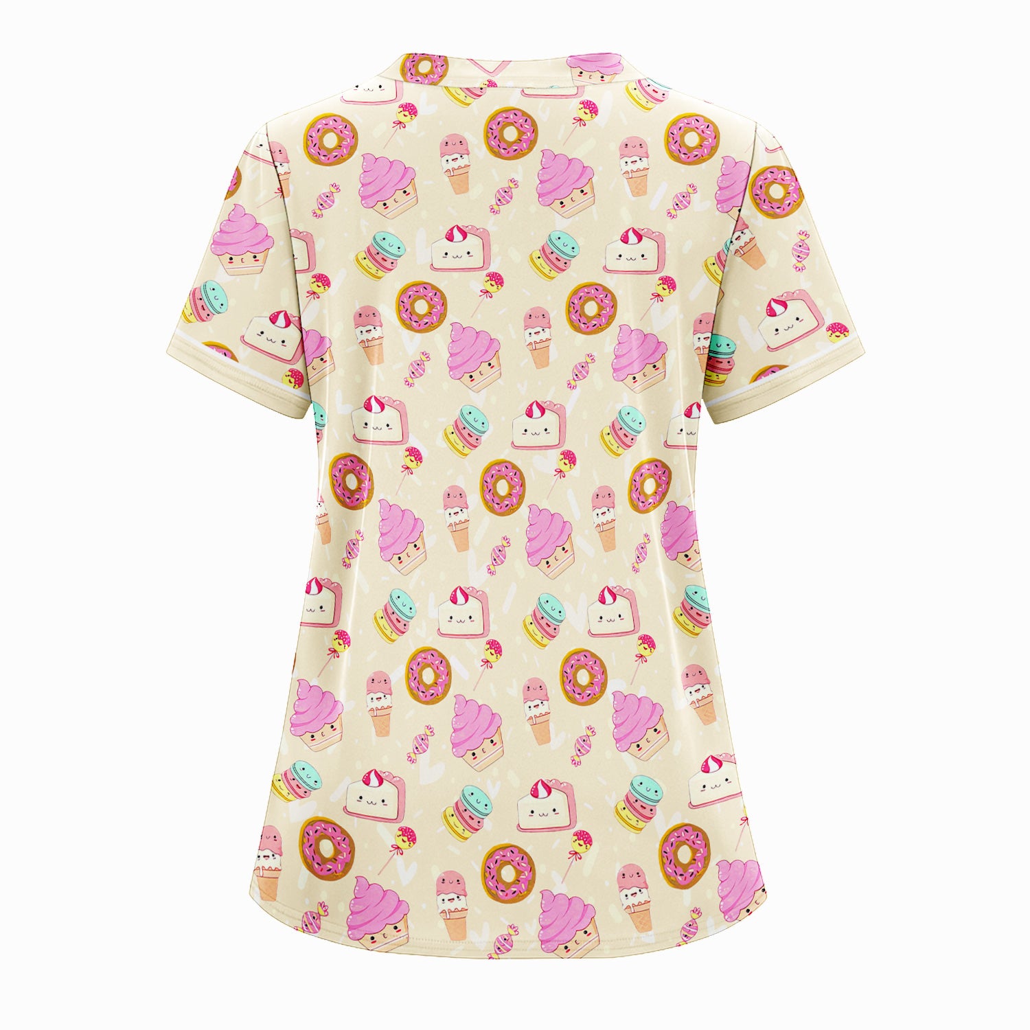 Personalized Ice Cream & Donut Shirt  - Sweet Graphic Tee for Nurses - Gift for RN LPN Healthcare Workers