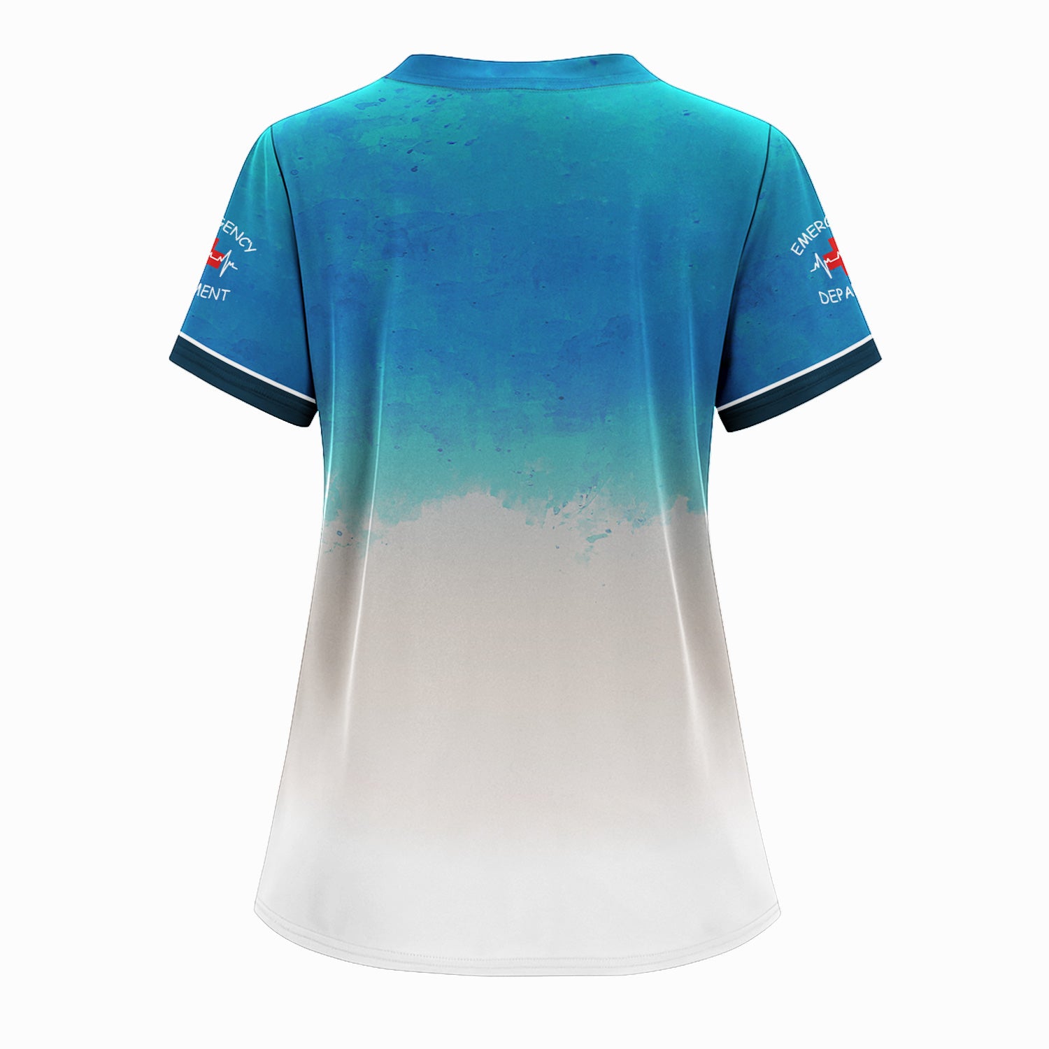 Custom ER Nurse Scrub Top - I'm Not Just A Nurse Quote - Gift for Women RN LPN Healthcare Workers