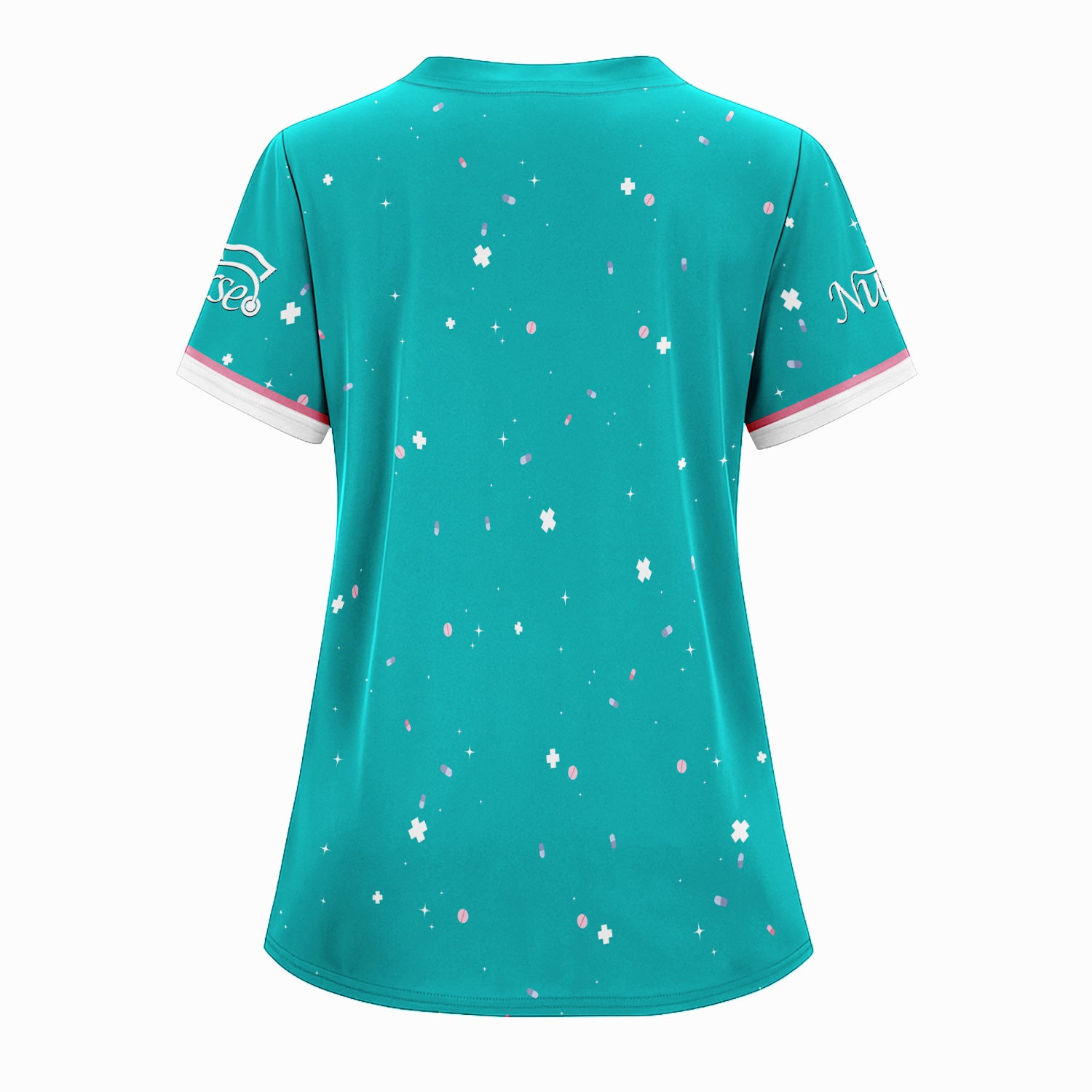 Personalized Once A Nurse Quote Medical Tools Scrub Top, Comfortable Scrubs for Nurses