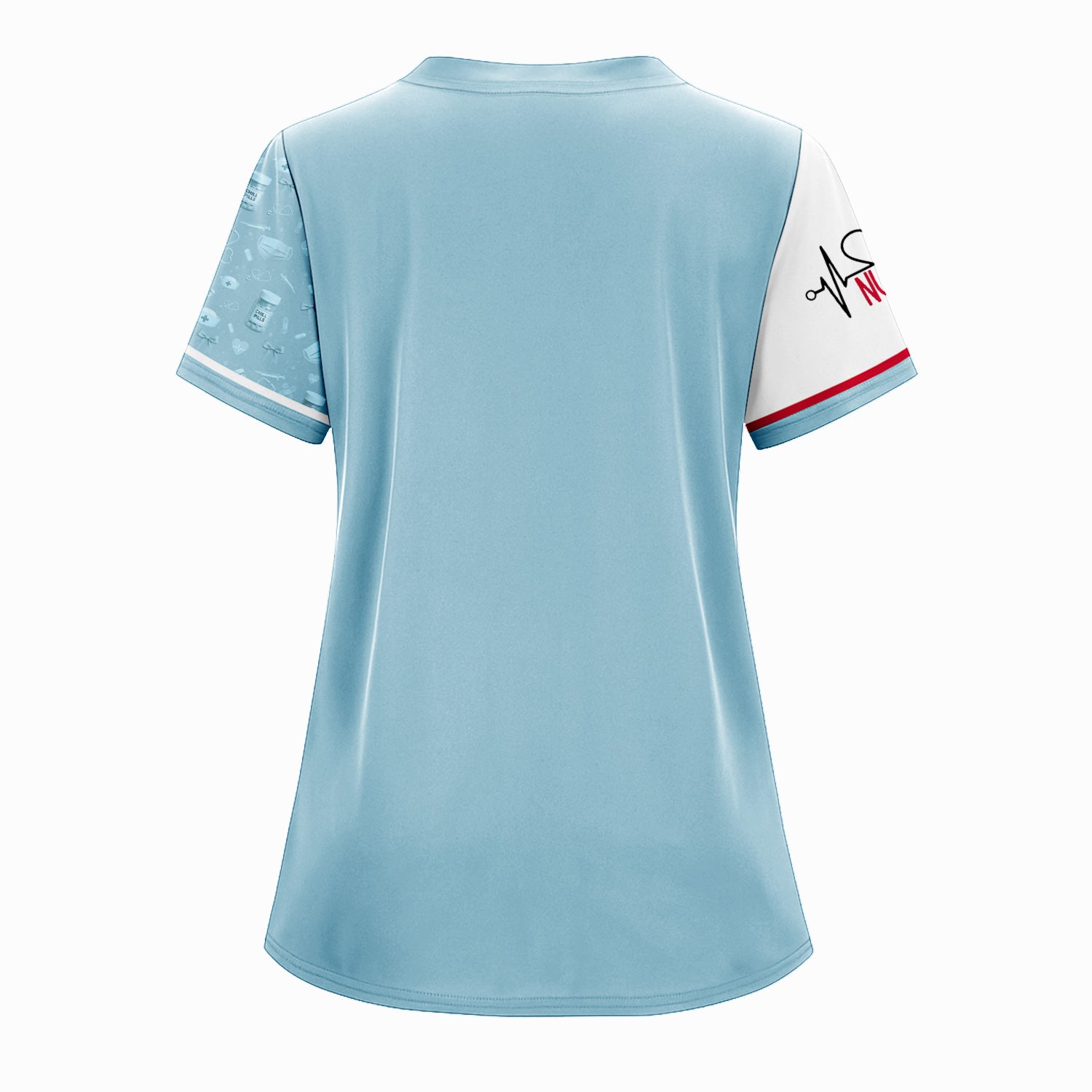 Personalized Goose Nurse T-Shirt for Women - Silly Medical Icons Design - Custom Name Gift for Healthcare Workers & Medical Staff