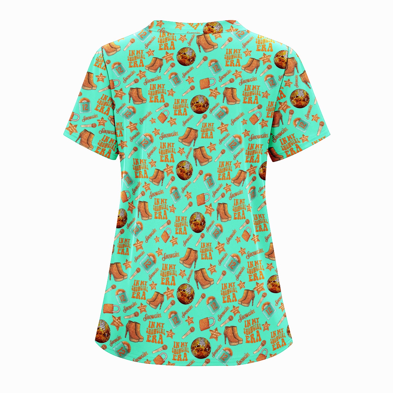 Funny Nurse Life Shirt - Women's Showgirl & TS12 Orange Graphic Tee - Gift for RN LPN CNA & Healthcare Workers