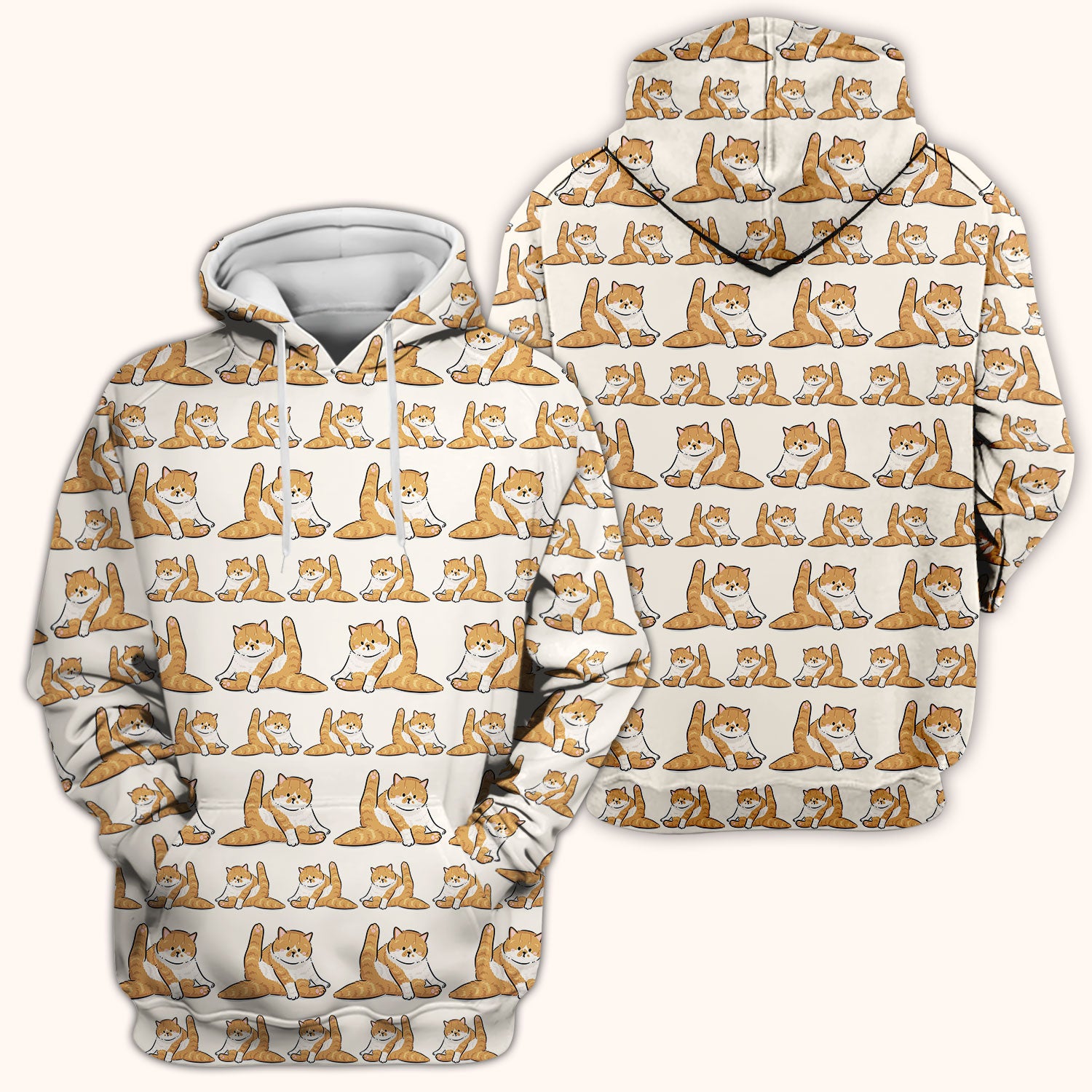 Personalized Cute Cat Nurse Scrub Top, Custom Cat Photo Pattern Medical Shirt For Pet Lover, Breathable Fabrics Nursing Uniform