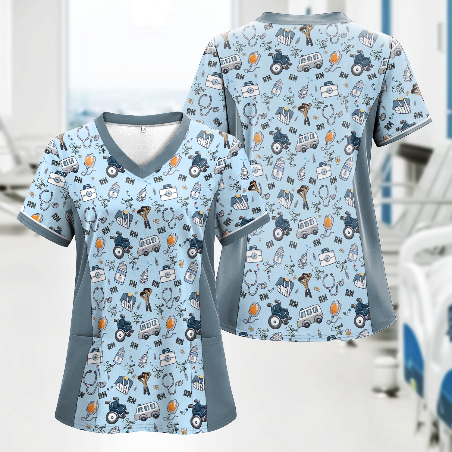 Personalized Nurse Life Shirt for Women - Cute Stethoscope Medical Graphic Tee - Gift for RN, CNA, LPN, Healthcare Worker