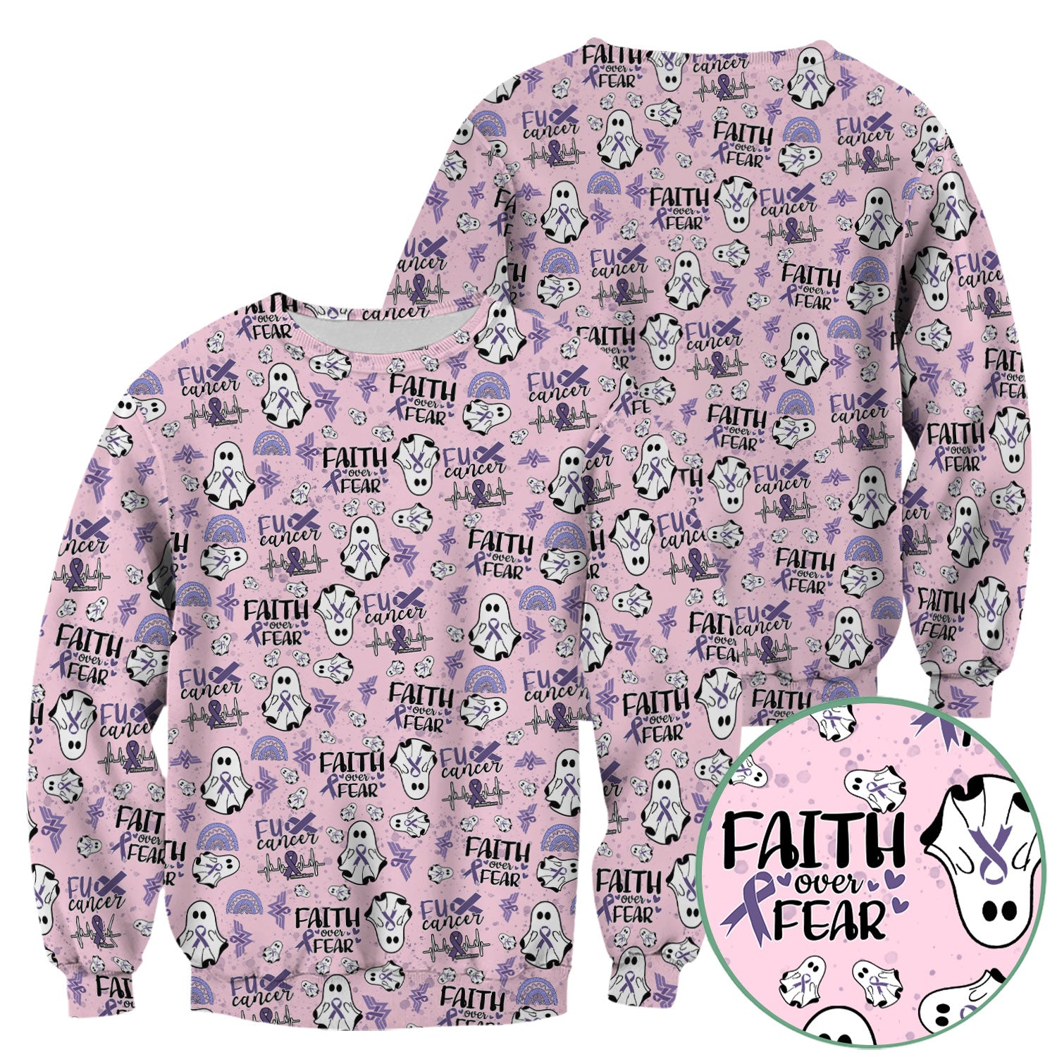 Stomach Cancer Awareness Scrub Top - Periwinkle Blue Ribbon Survivor Shirt - November Warrior Medical Uniform Gift for Women