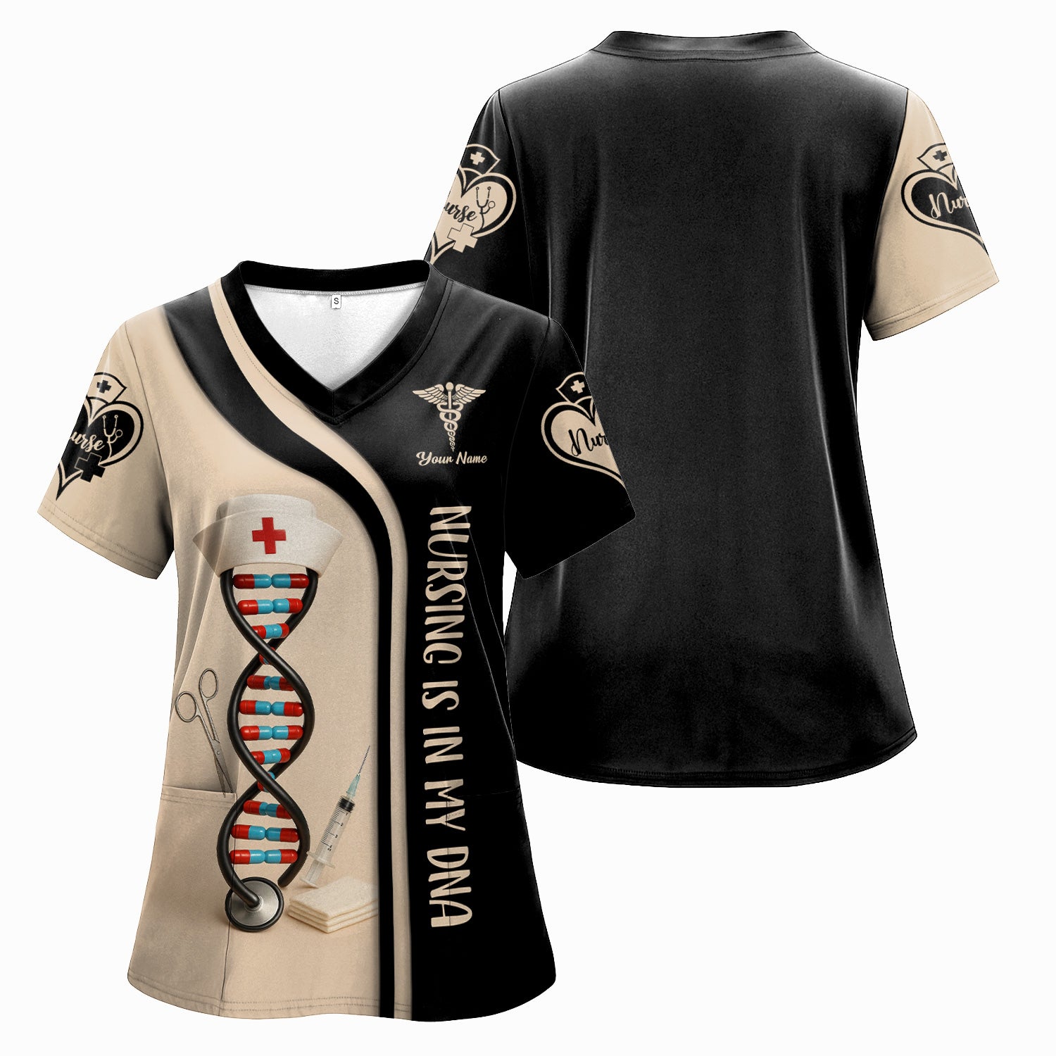 Nursing Is In My DNA - Nursing Graphic Tees for Women - Gifts For Nurses