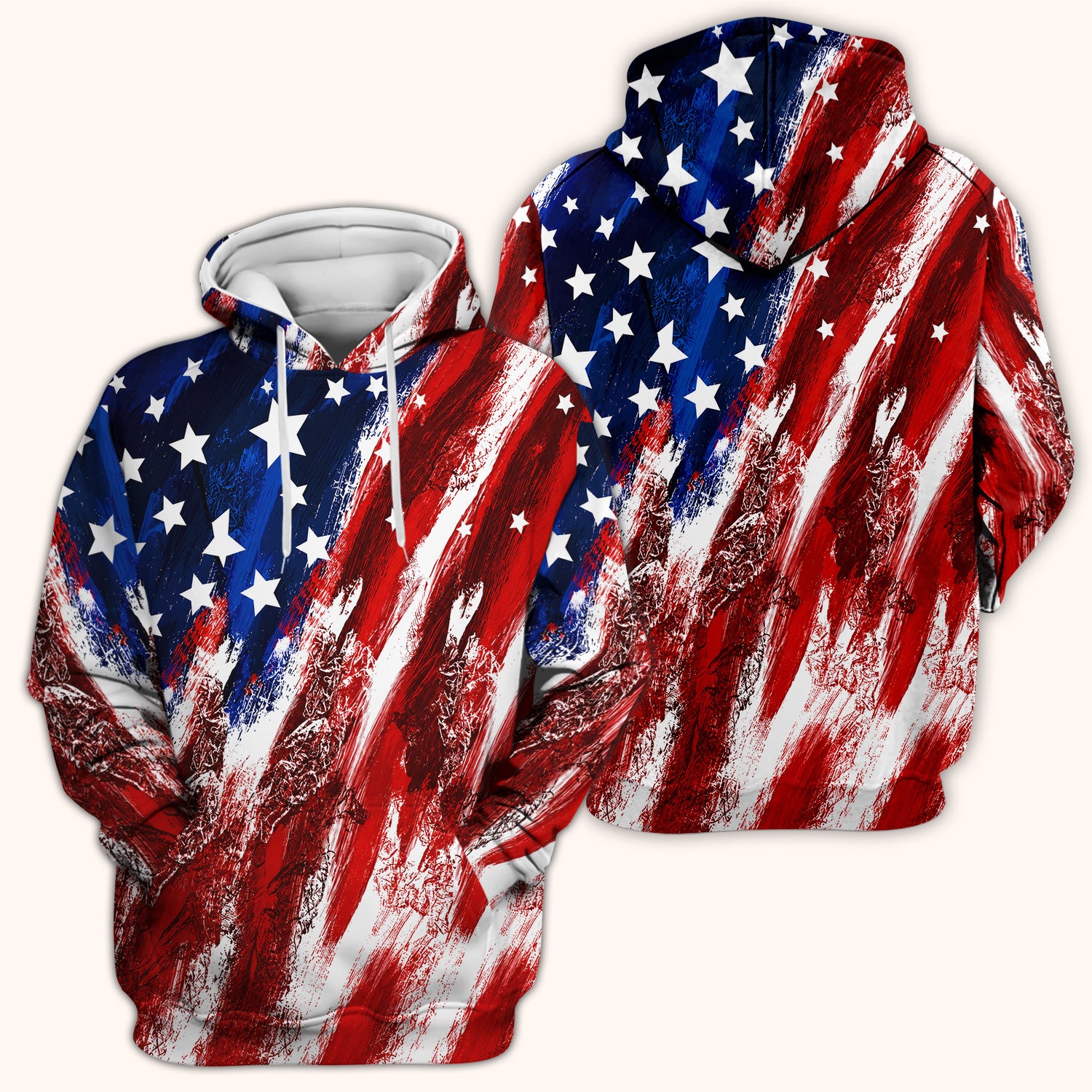 Patriotic American Flag Nurse Scrub Top for RN, CNA, Healthcare Workers, USA Medical Uniform Scrub Top, Comfortable Scrubs for Nurses