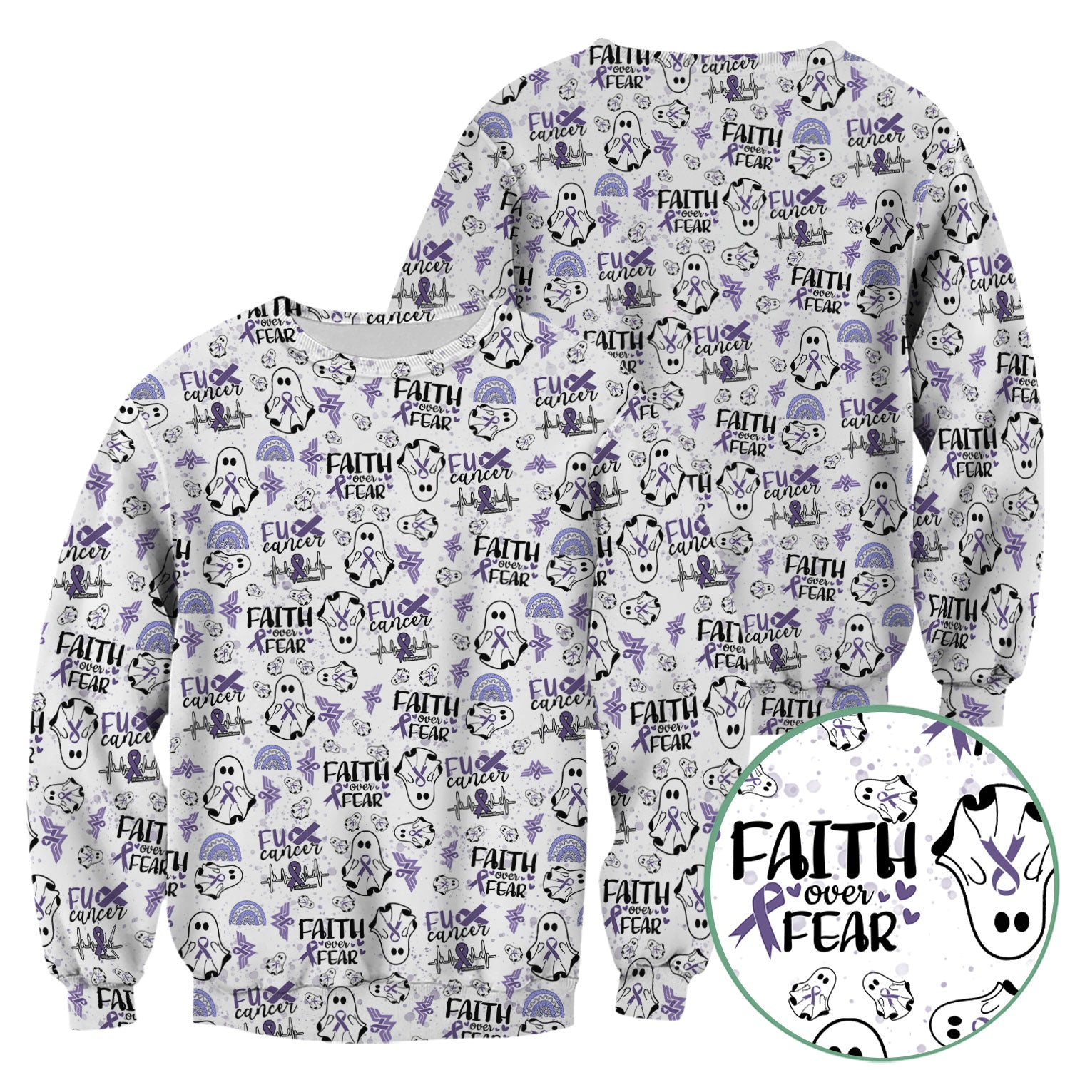 Stomach Cancer Awareness Scrub Top - Periwinkle Blue Ribbon Survivor Shirt - November Warrior Medical Uniform Gift for Women