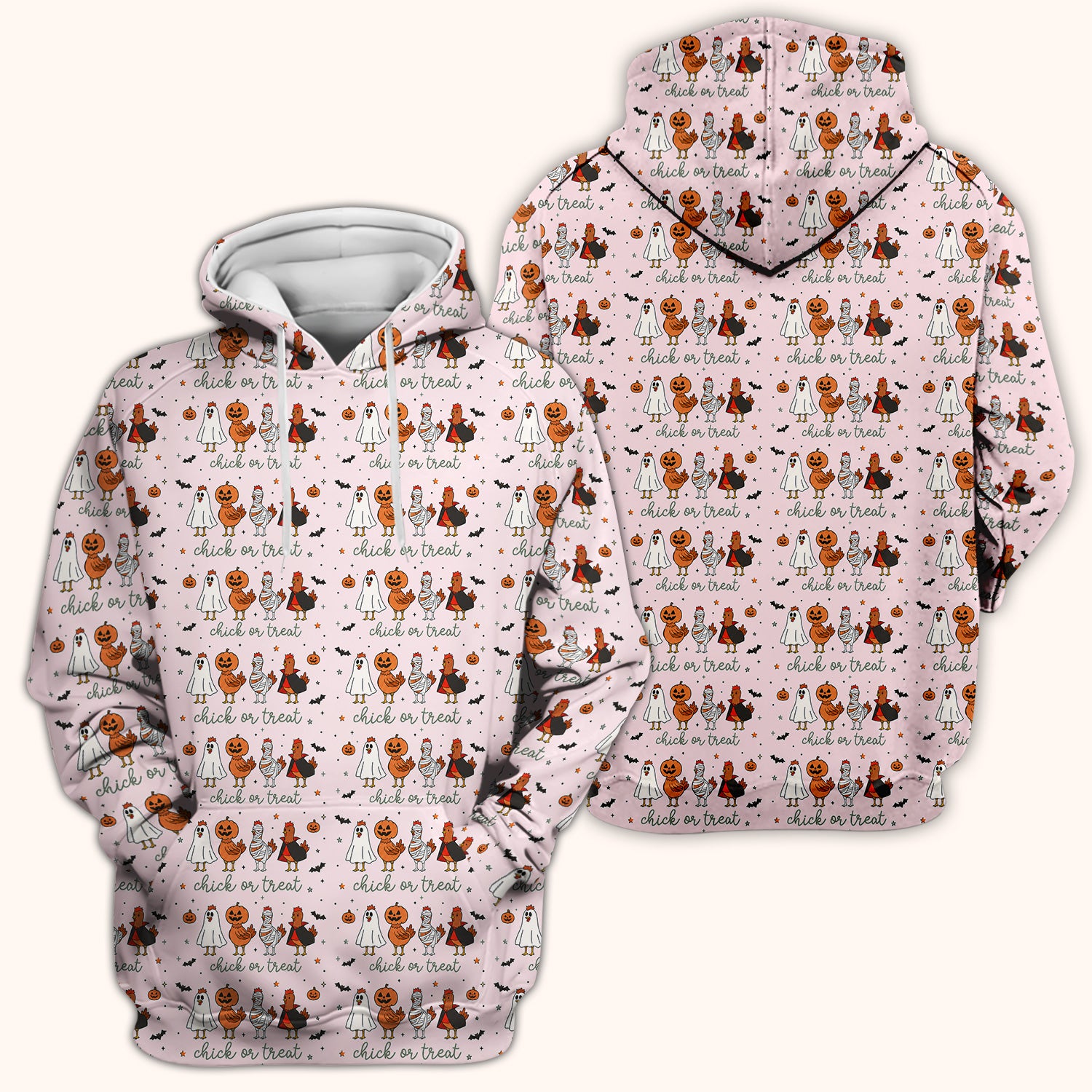 Funny Chick Or Treat Season Scrub Top, Comfortable Scrubs for Nurses