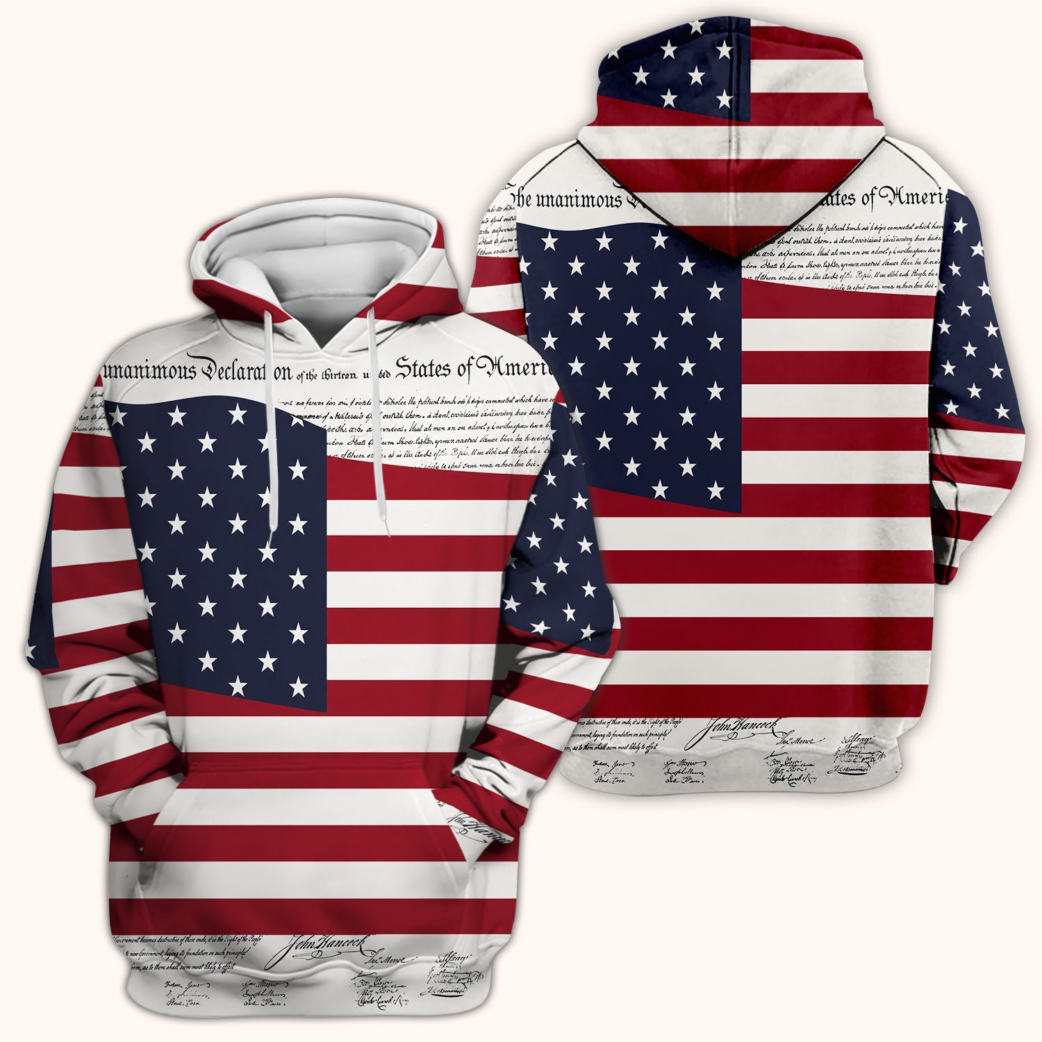 Patriotic Nurse American Flag Pattern Scrub Top, Comfortable Scrubs for Nurses