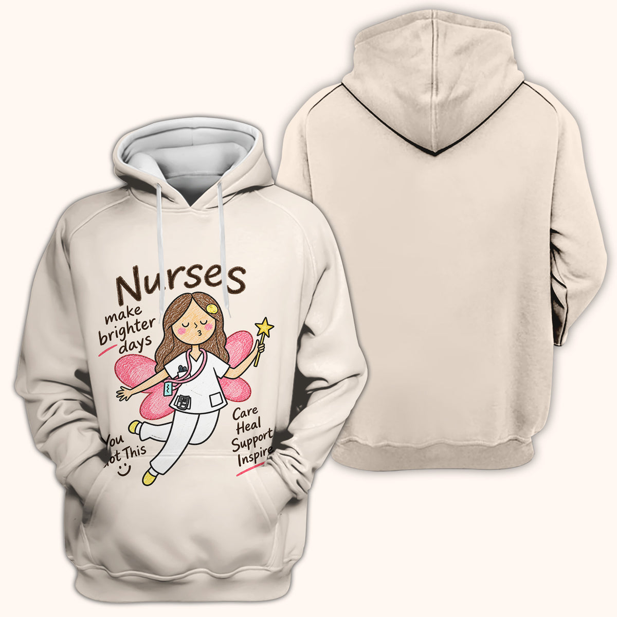 Nurses Make Brighter Days Fairy T-Shirt