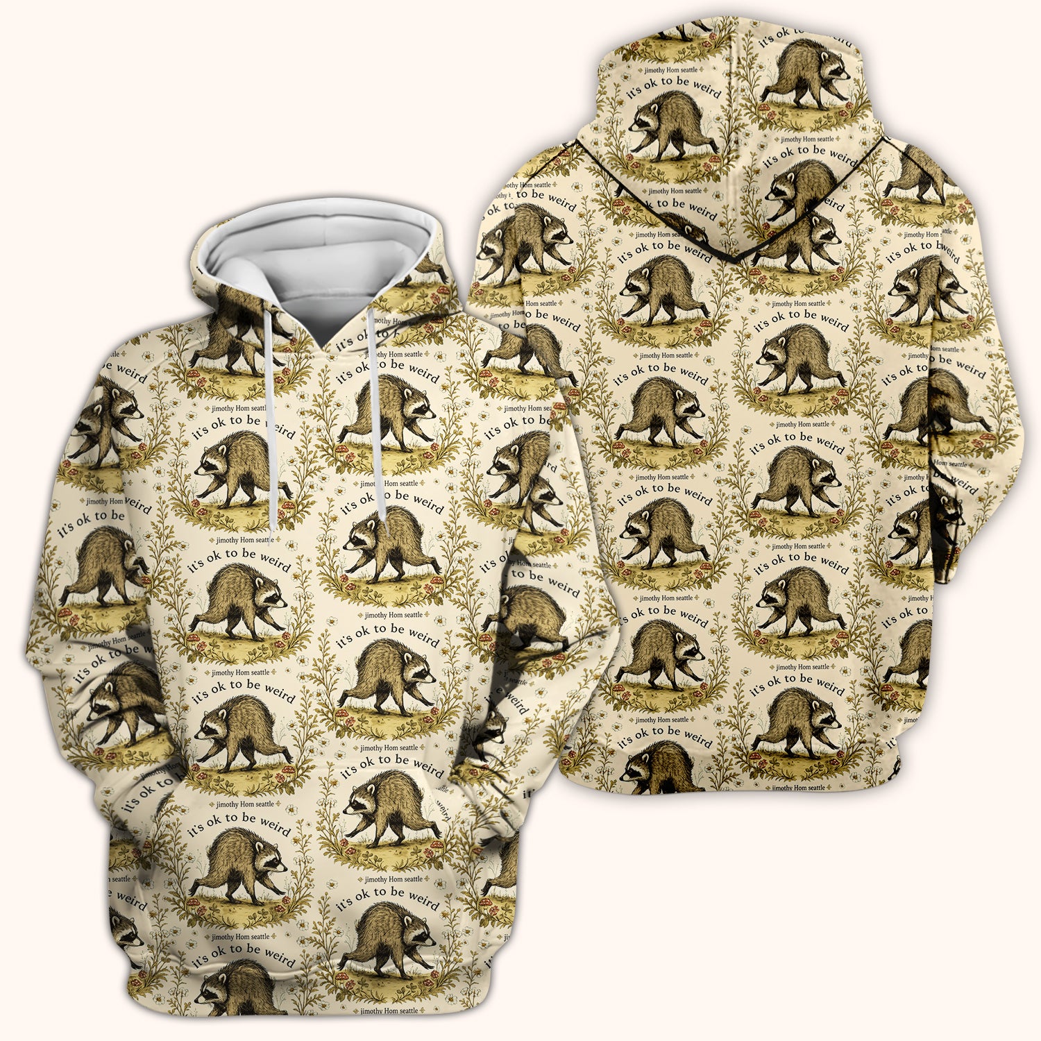 It's OK To Be Weird with Jimothy Scrub Top, Comfortable Scrubs for Nurses