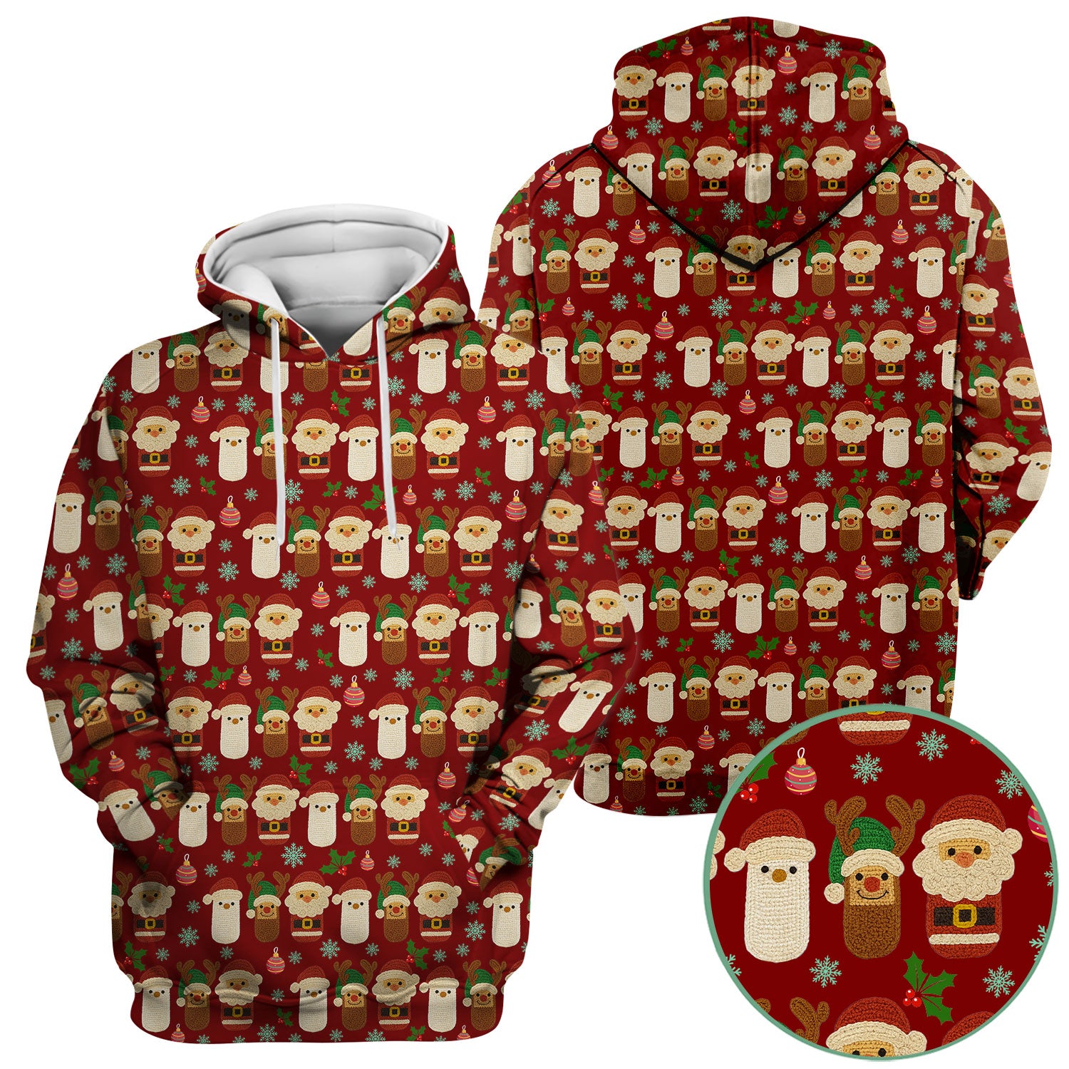 Christmas Santa Reindeer Snowman Scrub Top - Holiday Chill Pill Nurse Shirt - Funny Medical Uniform for Women