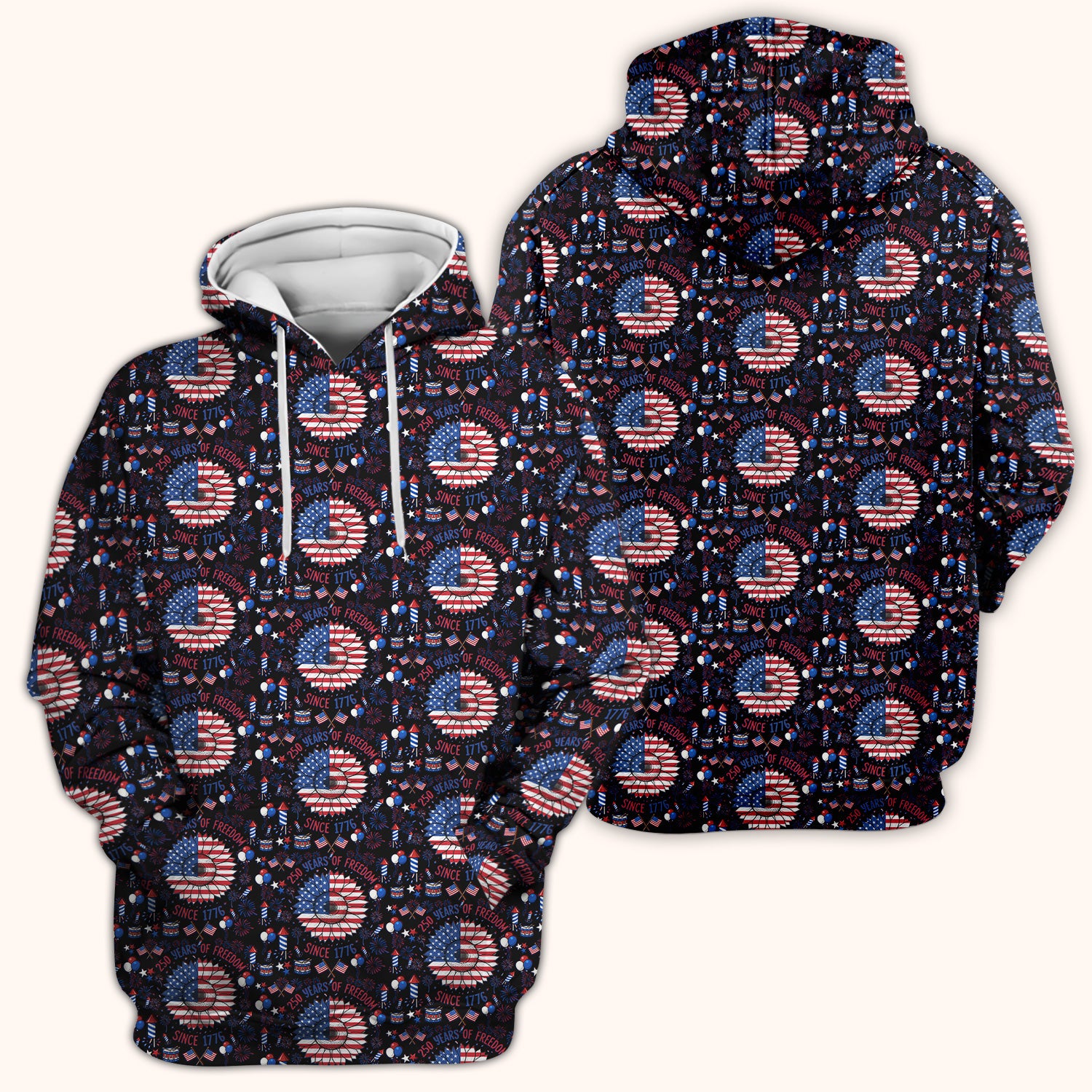 Festive Patriotic Sunflower American Flag Fireworks Pattern Scrub Top, Comfortable Scrubs for Nurses
