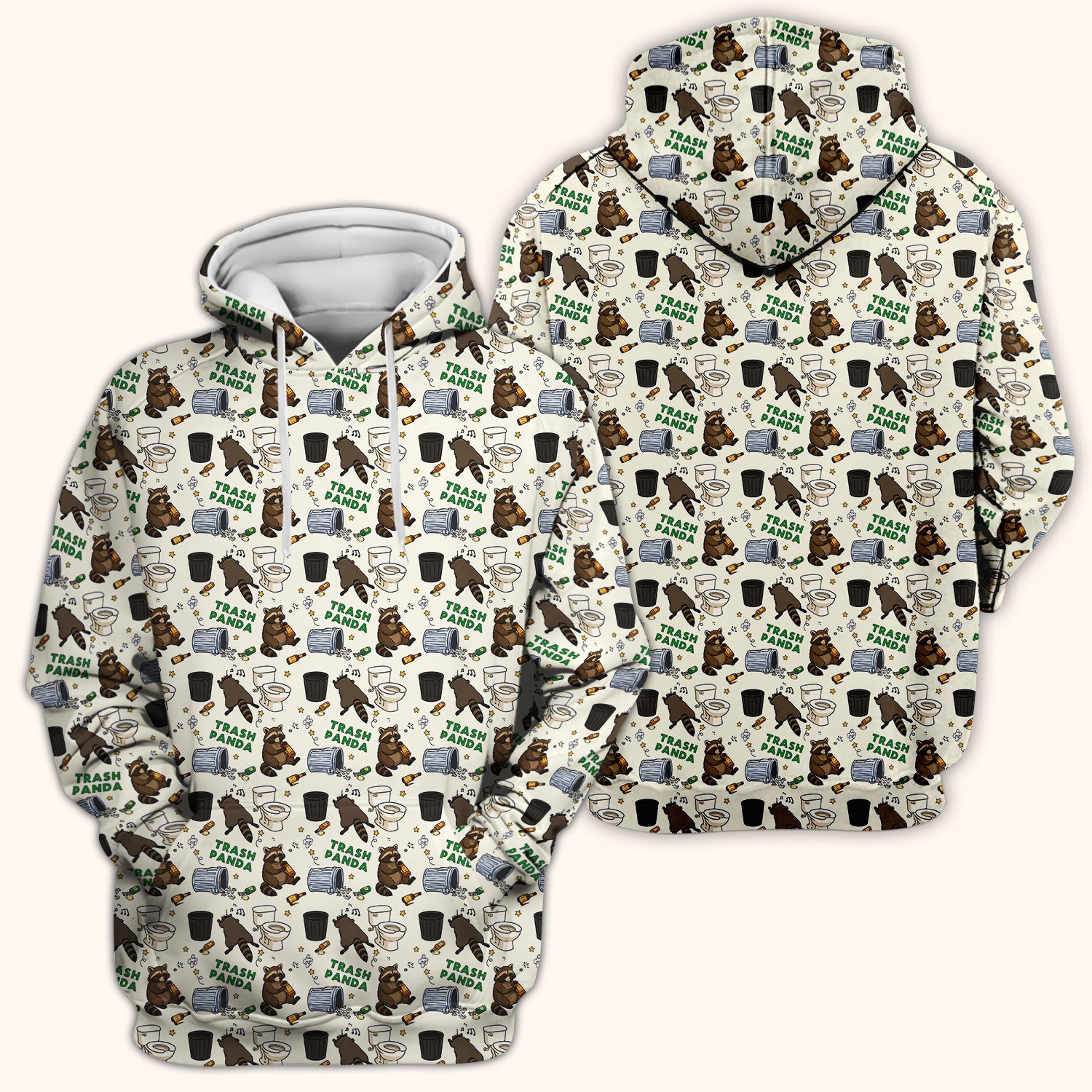 Funny Trash Panda Raccoon Scrub Top, Comfortable Scrubs for Nurses