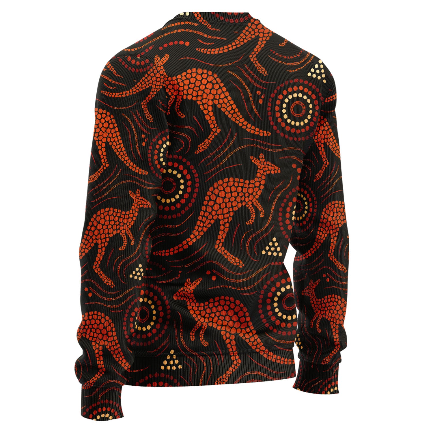 Australian Indigenous Medical Pattern Shirt, Aboriginal Dot Art Kangaroo Nurse Scrub Set,  Breathable Fabrics Nursing Uniform