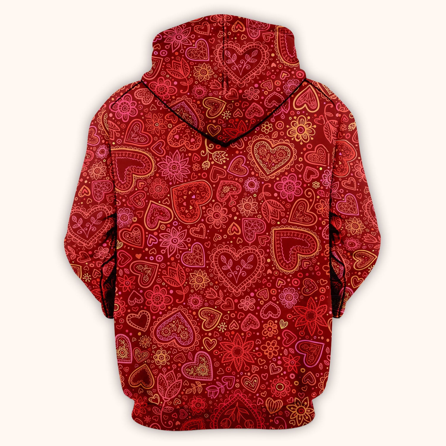 Valentine Heart Nurse Scrub Top, Cute Nursing Pattern Shirt, Breathable Fabrics Nursing Uniform