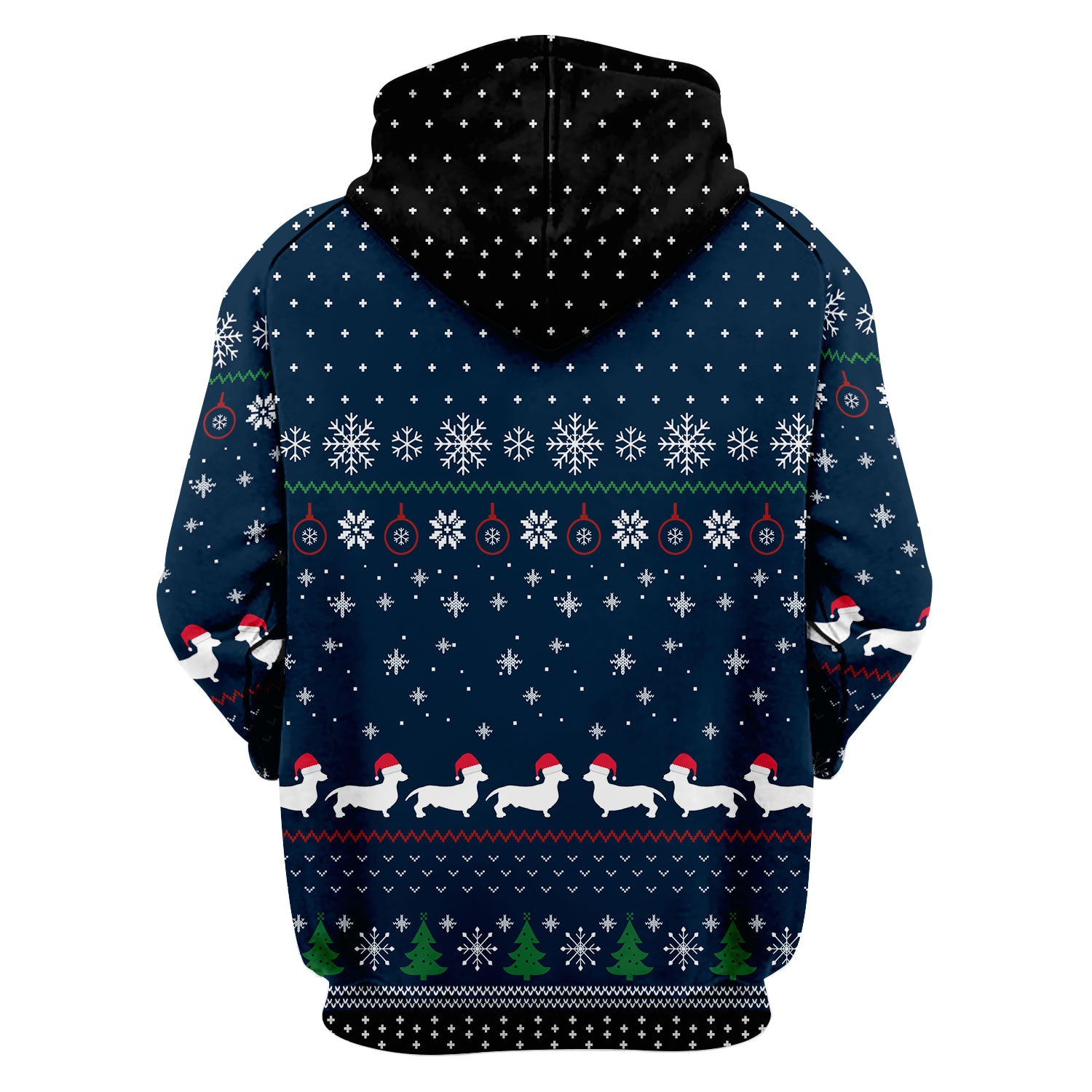 Dachshund Christmas Scrub Top - Funny Sausage Dog Nurse Shirt - Cute Holiday Scrubs for Women RN LPN CNA Gift