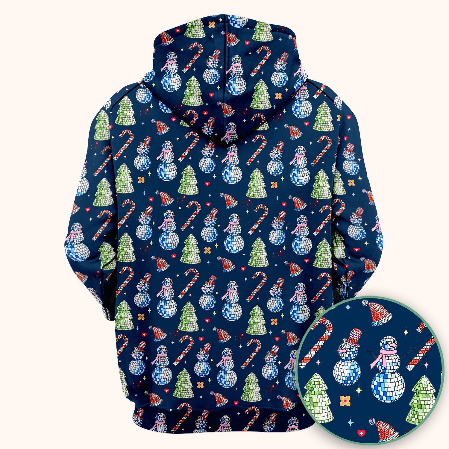 Funny Christmas Snowman Scrub Top for Women - Breathable Fabrics Med Uniform - Comfortable Scrubs for Nurses - Xmas Gift for Her