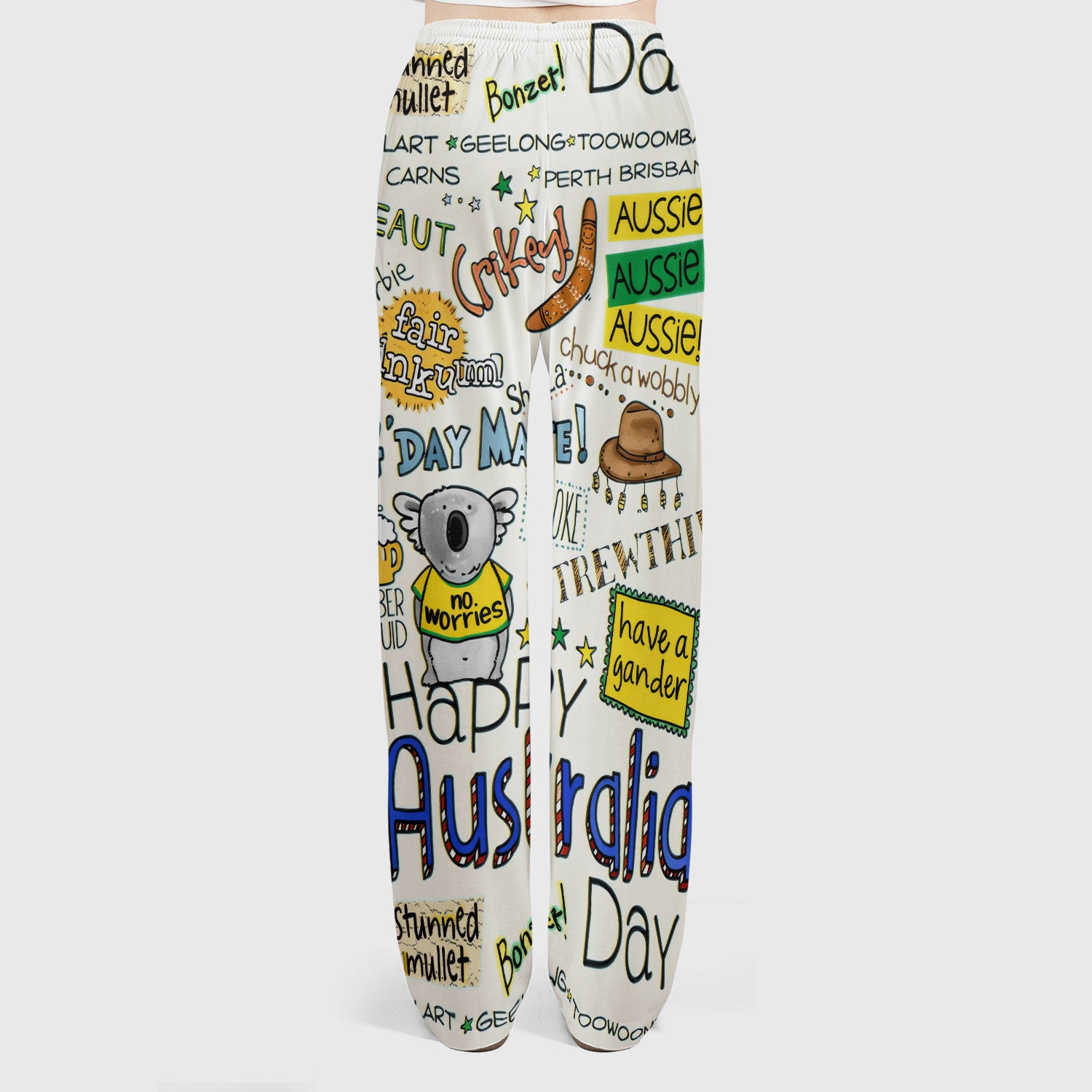 Cute Cartoon Koala Australia Pattern Medical Scrub Set, Breathable Med Uniform