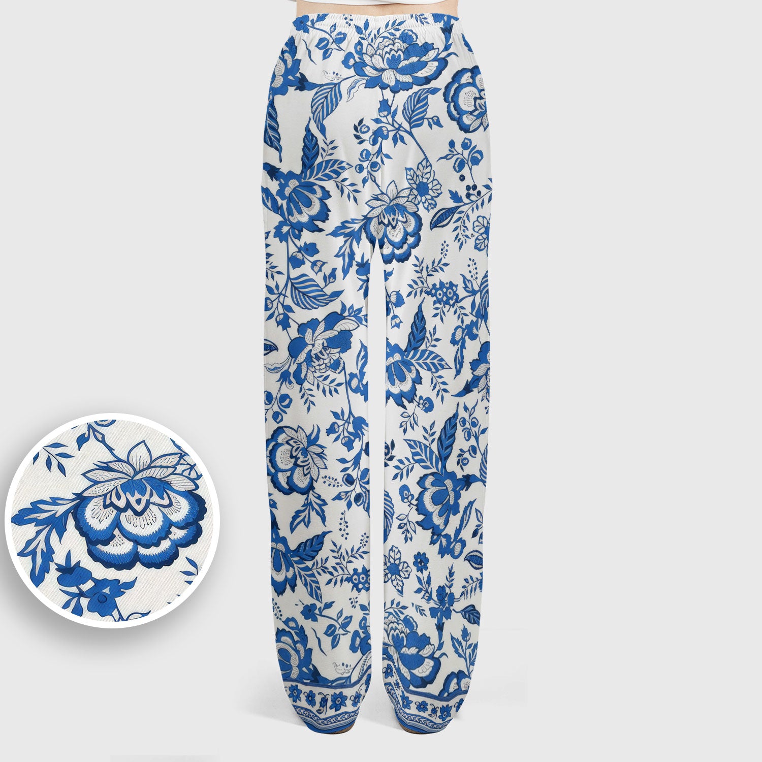 Toile De Jouy Scrub Set For Women, Floral Pattern Nurse Shirt, Comfortable Scrubs For Nursing