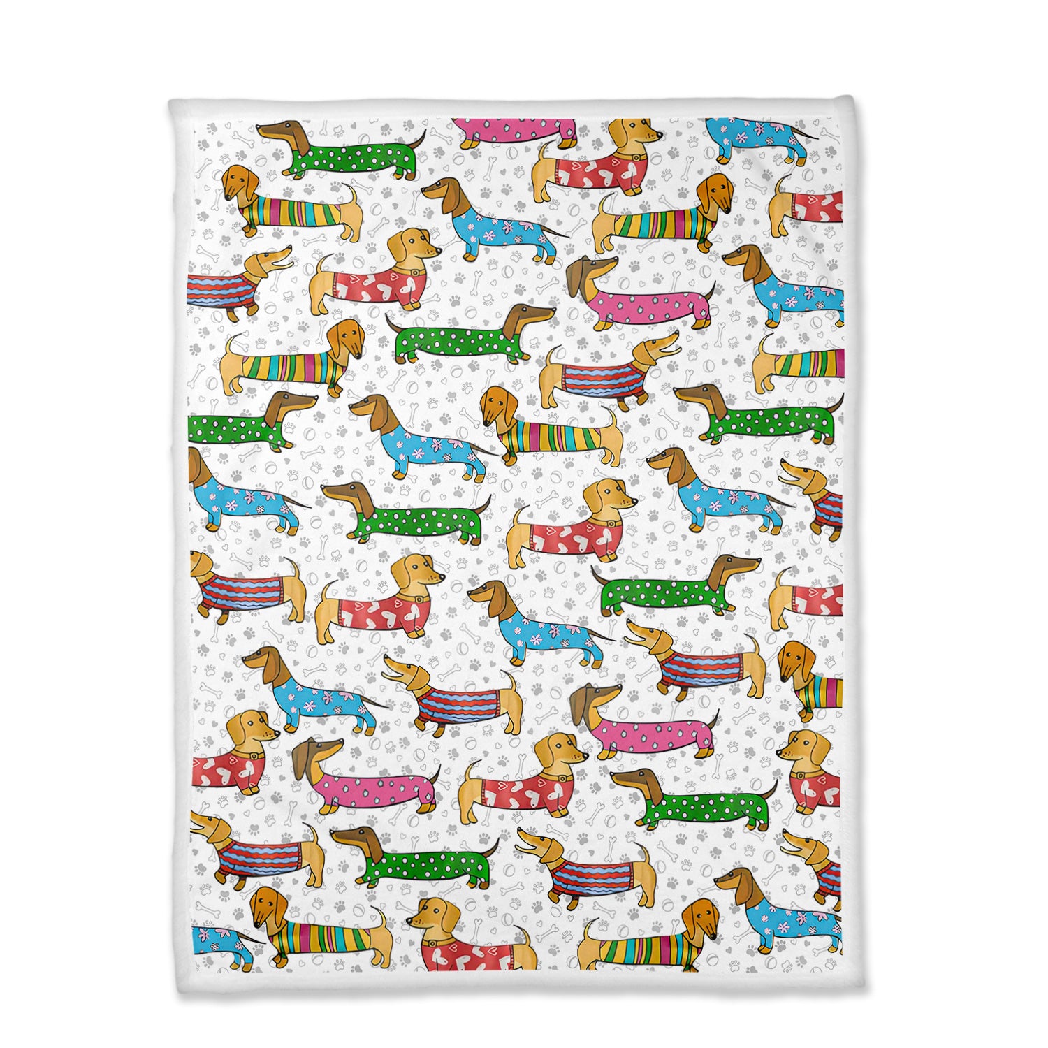Doxie Puppies Nurse Blanket - Cute Dachshund Holiday Gift for RN LPN CNA - Weiner Dog Lover