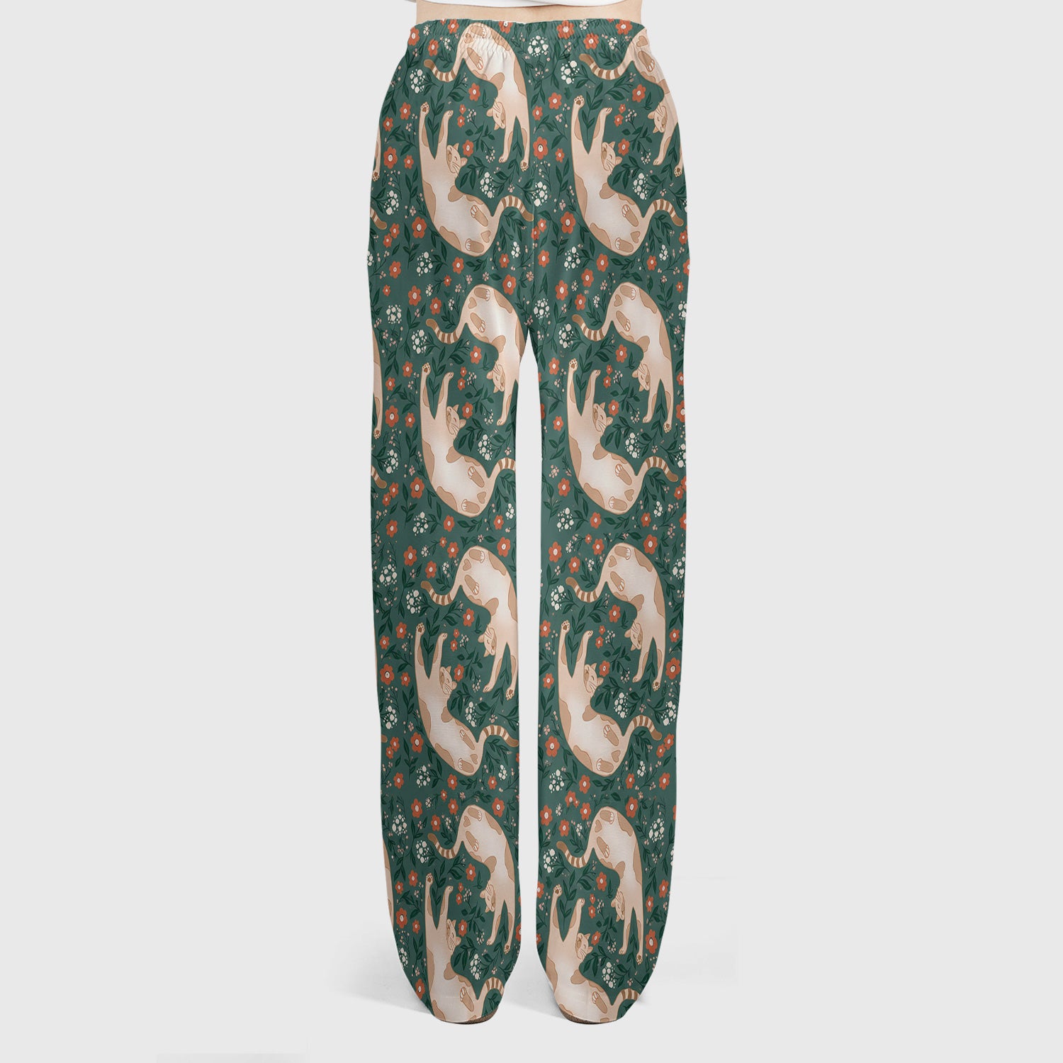 Glowing Blue Butterfly Garden Pattern Scrub Set, Scrub Pants and V Neck Top